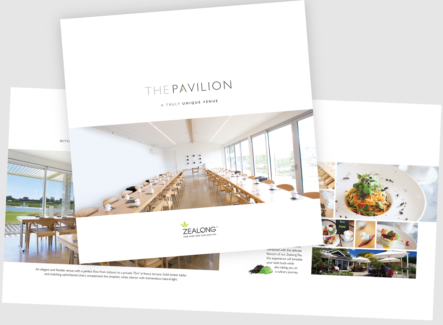  Promotional brochure for The Pavilion conference centre at Zealong 