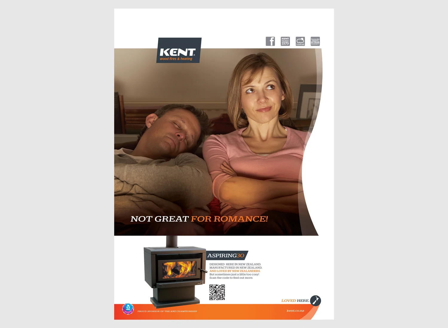 Ad and poster campaign for Kent fires