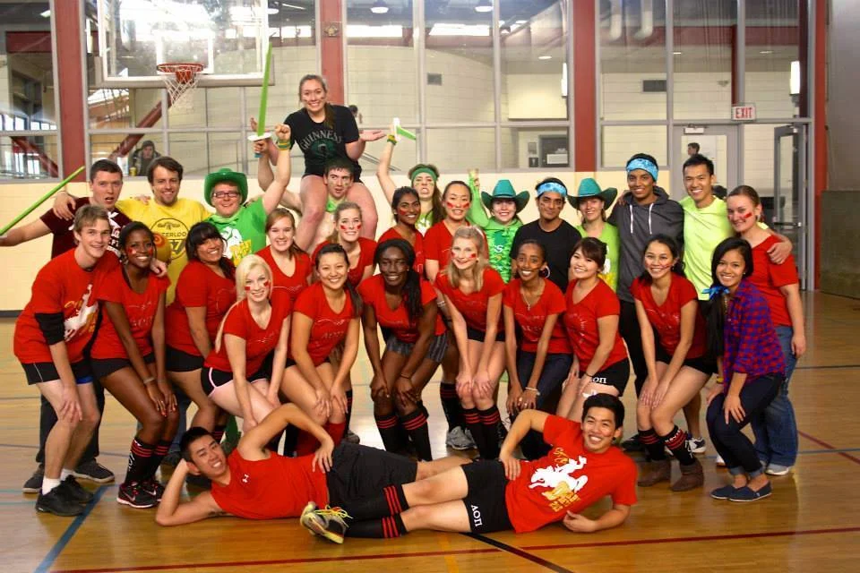 The brothers and sisters of Greek life compete in a fund raising dodgeball competition.