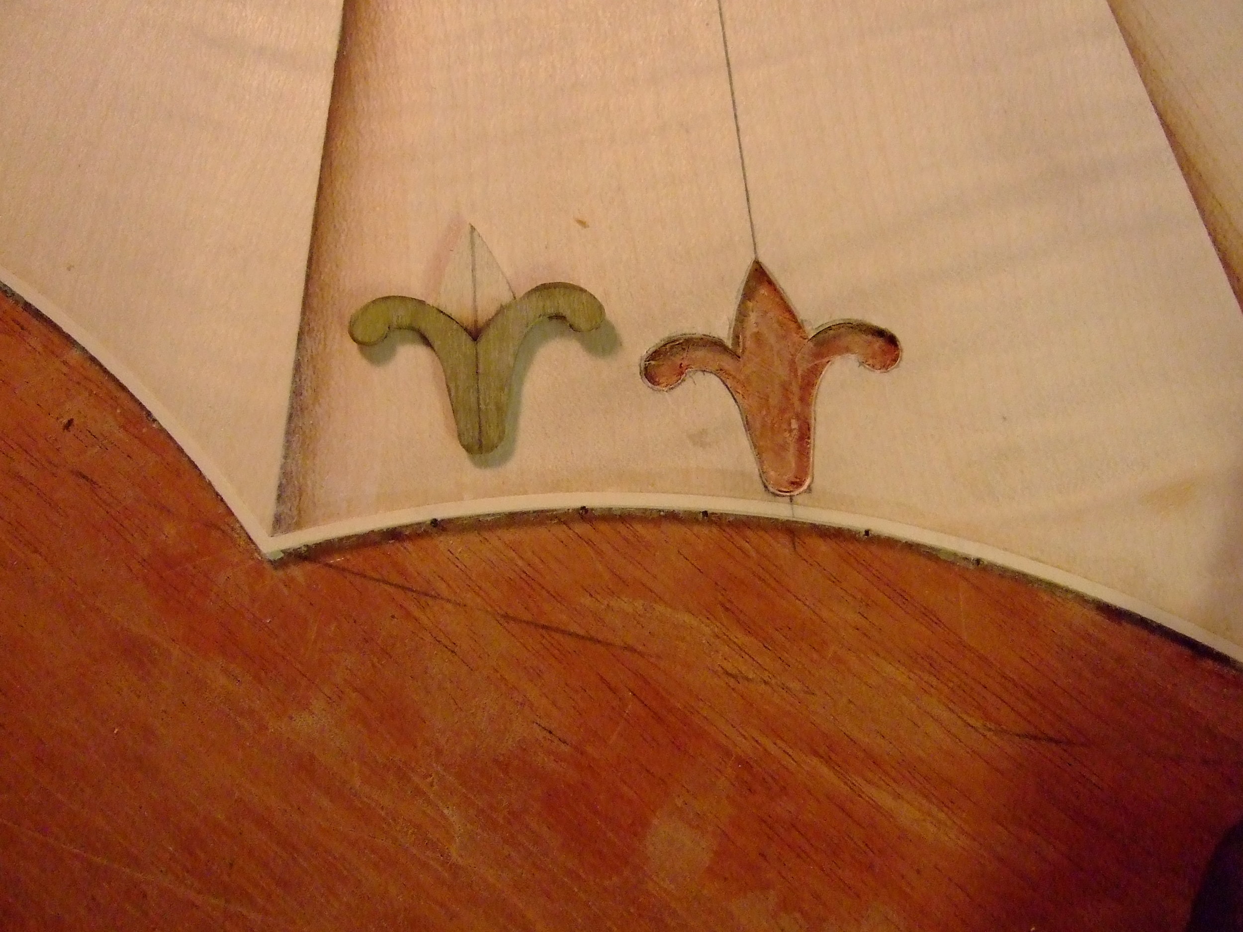 Inlaying first bellflower.