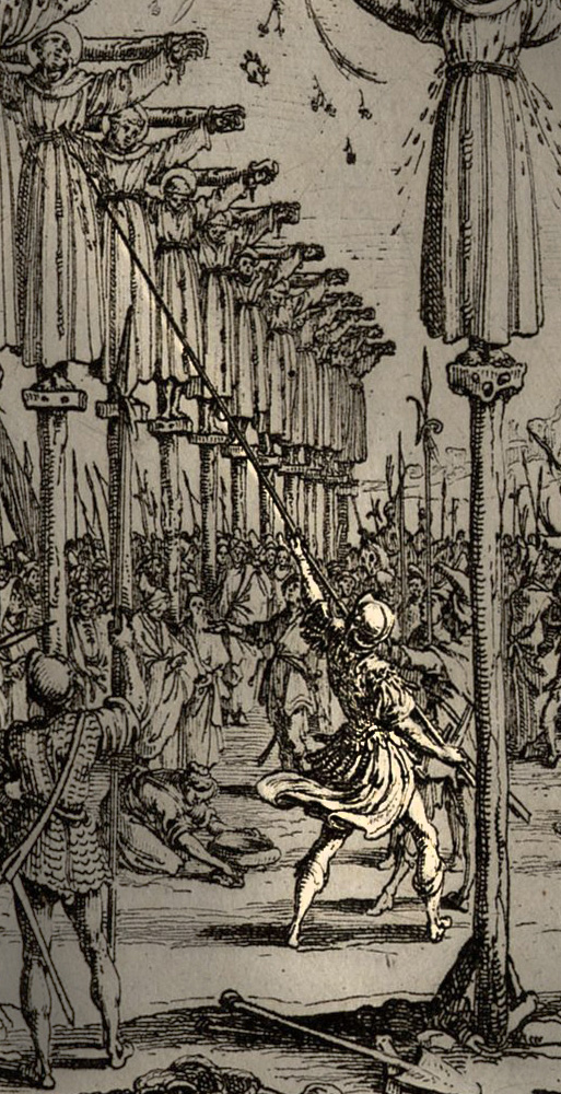 Jacques Callot, The Martyrs of Japan, 1627, Detail