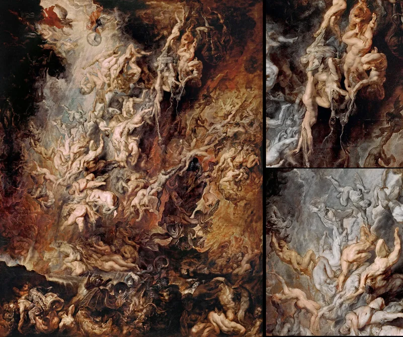  Peter Paul Rubens, The Fall of the Damned, circa 1620 Placement: Qualquer parte do corpo, desde que tenha tamanho apropriado e suficiente para que o tema possa ser satisfatoriamente explorado. Incluvise Full BodySuite.