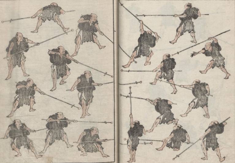 Hokusai, Random Sketches by Hokusai, Volume 6,  Hokusai manga