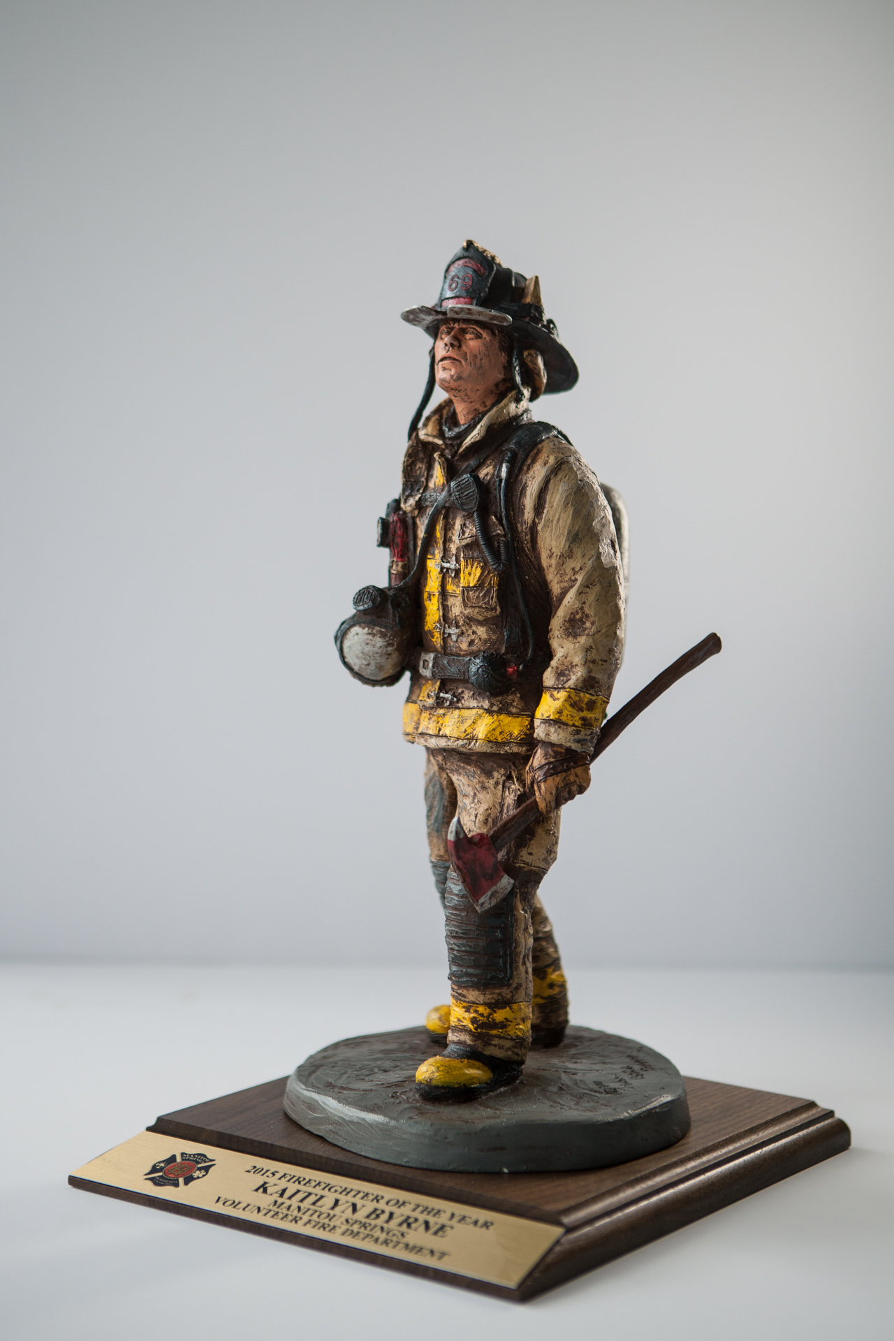  2015 Firefighter of the Year award presented to firefighter Kaitlyn Byrne on May 7th 2016