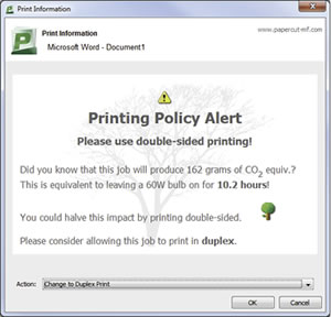 Create rules to limit user behaviour and enforce sensible printing policies with Ricoh's cost control print solutions.