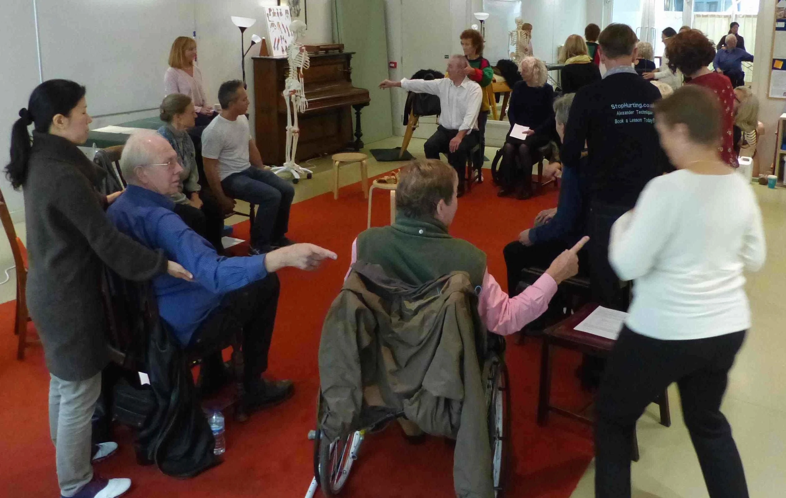 AT workshop led by Monika Gross at the Constructive Teaching Centre in London, October 2016