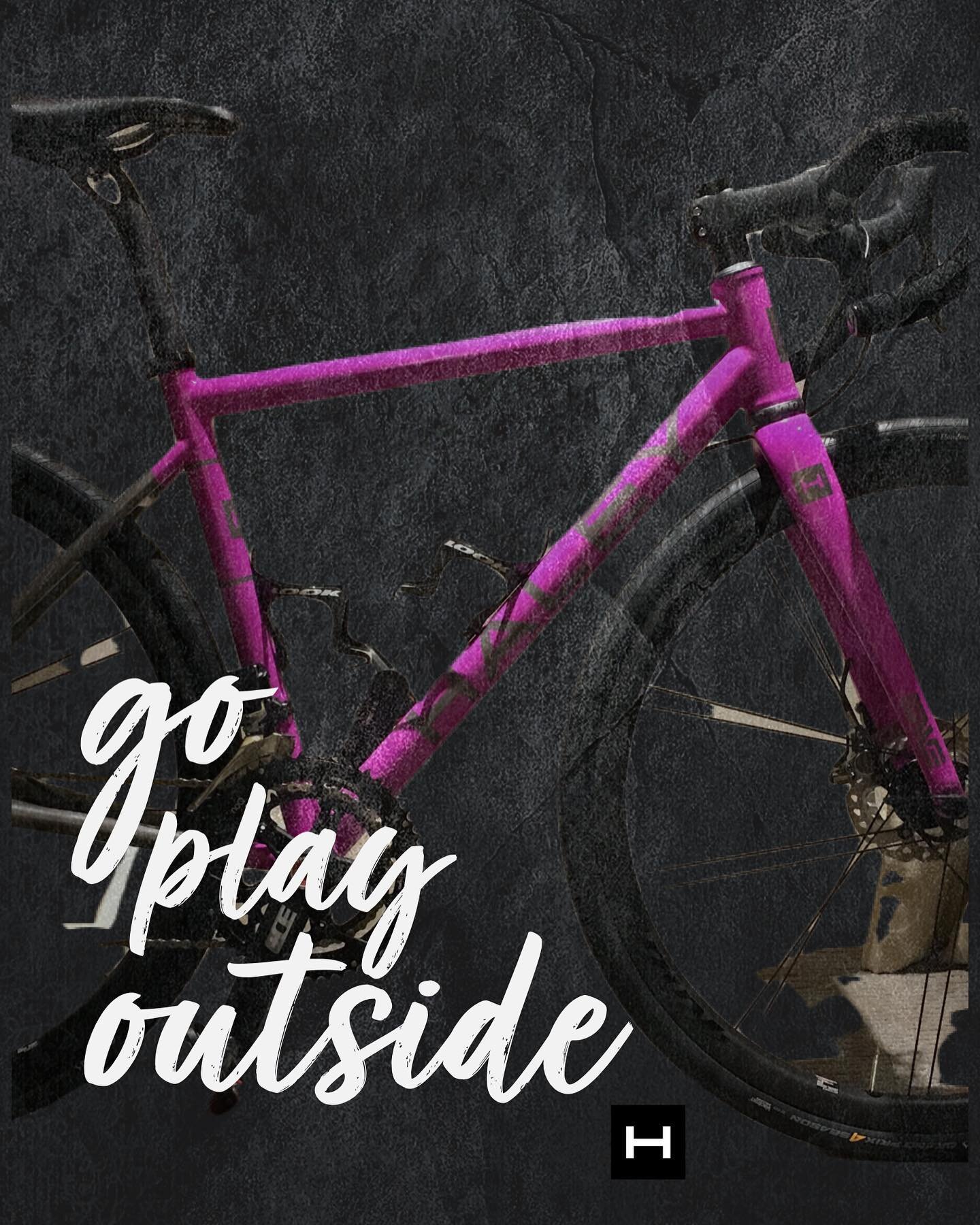 Remember when our parents told us to go outside + play?! Well now it&rsquo;s your turn! #haleycycles