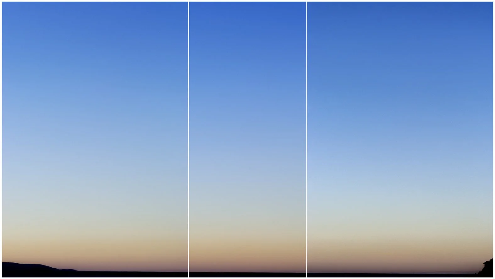 Dawn Triptych Clifton Beach Tasmania