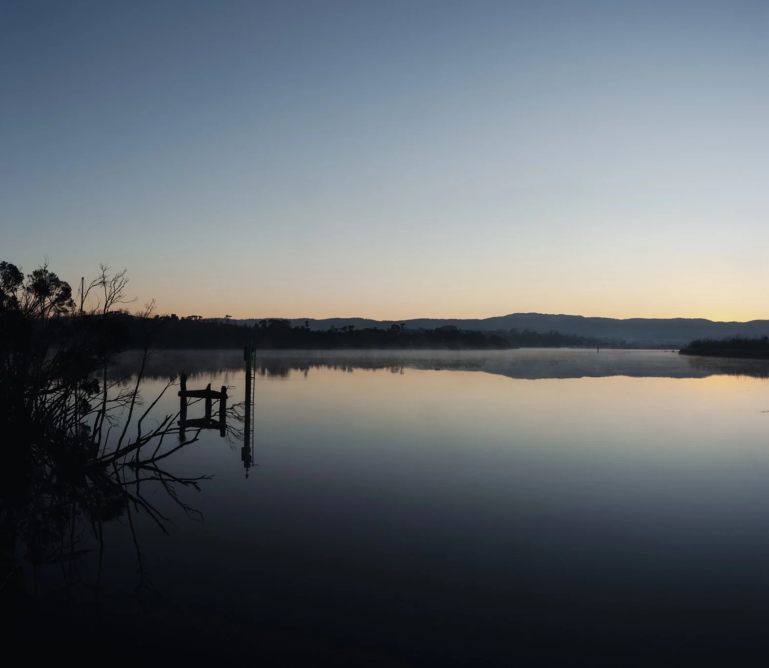 Sunrise Tamar River Wetlands Reserve Tasmania