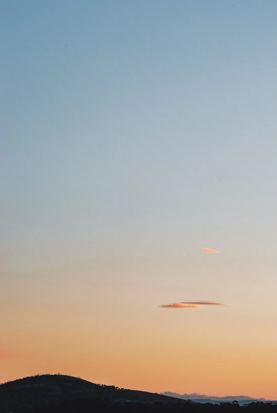 Sunrise Calvert Hill Tasmania
