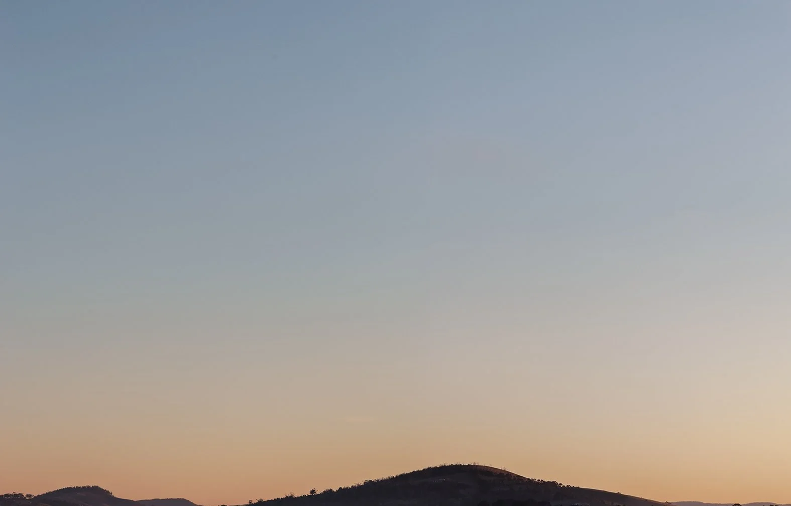 Early Morning Calverts Hill Tasmania