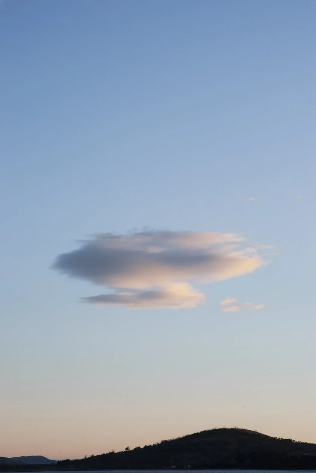 Cloud over Calvert Hill Tasmania