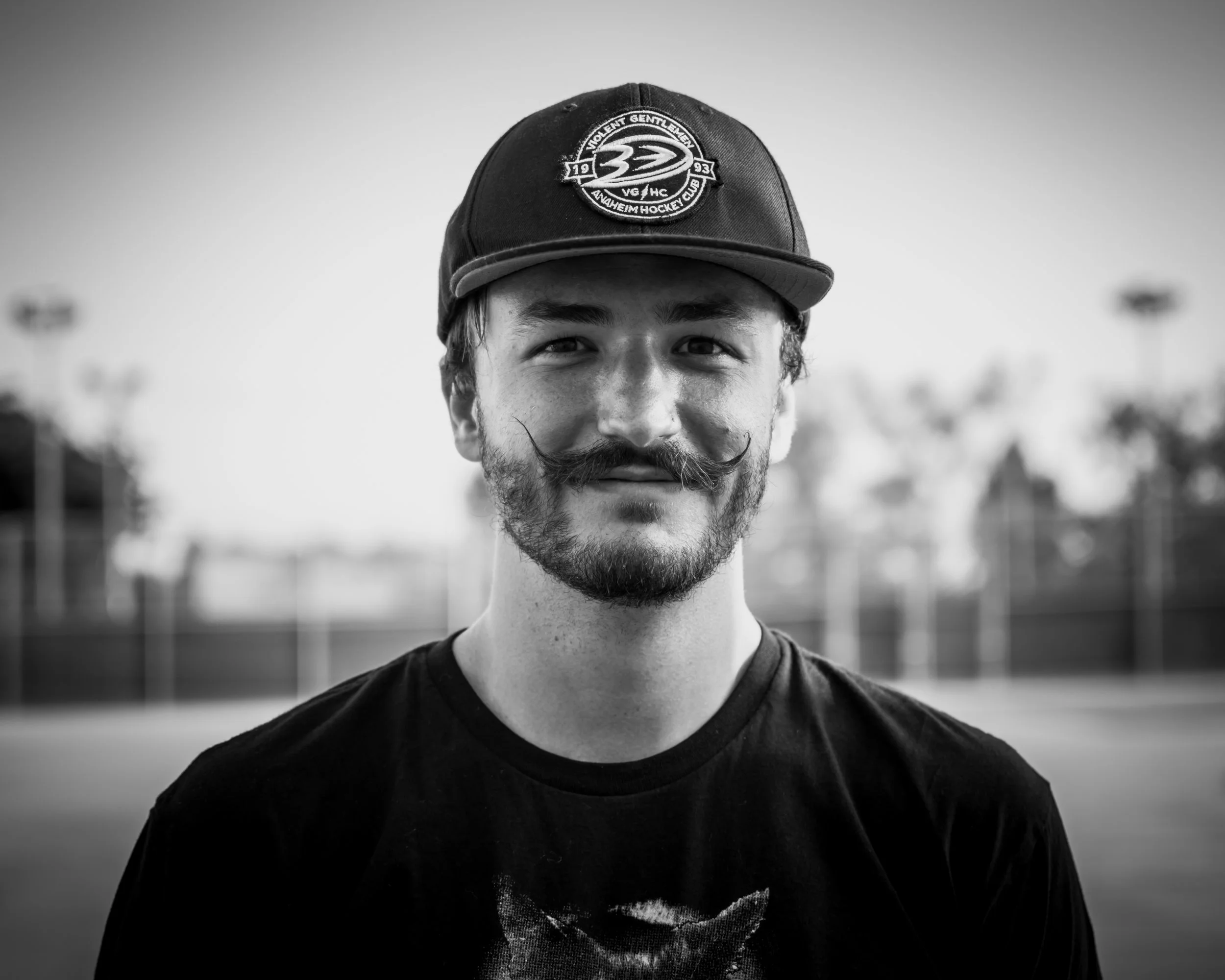 Trey "Screech" Yasger Years in the Brigade: 3 Day Job: Senior Carpenter at Knott's Trey has been at Knott's Scary Farm for 6 years. His first year was 2012 where he played a vampire in Dominion of the Dead. During the show Trey focuses on his distance jumping feeding off the crowds adrenaline. He feels the shows help push past any fears and anxieties. He views the Brigade members as brothers and sisters. For the future of the Brigade, he wants to see them spread out to other events and take things to the next level. Trey prepares for a show by putting on gear (his armor as he calls it) in a specific way. His advice to kids who are interested in trying this, start slow and show up. Find someone to learn from and have fun. 