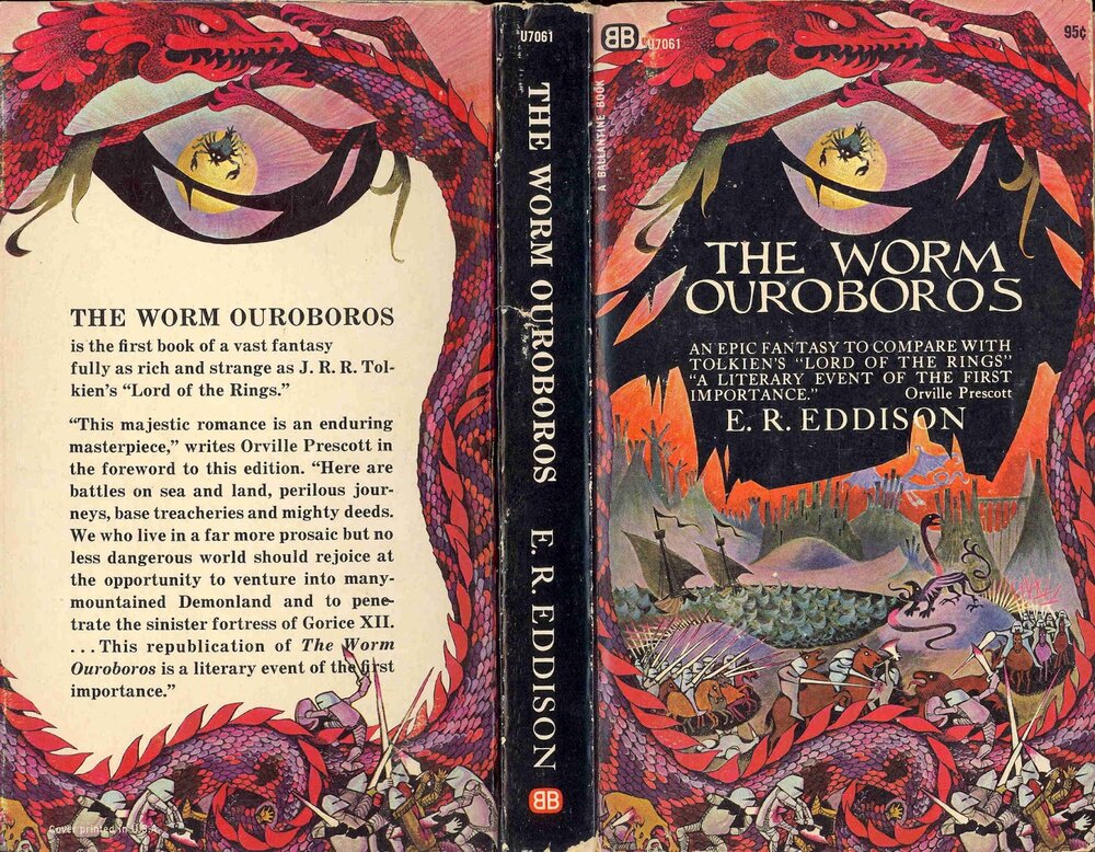  Worm Ouroboros - A book from 1922, Barbara Remington also illustrated covers for in 1967. 