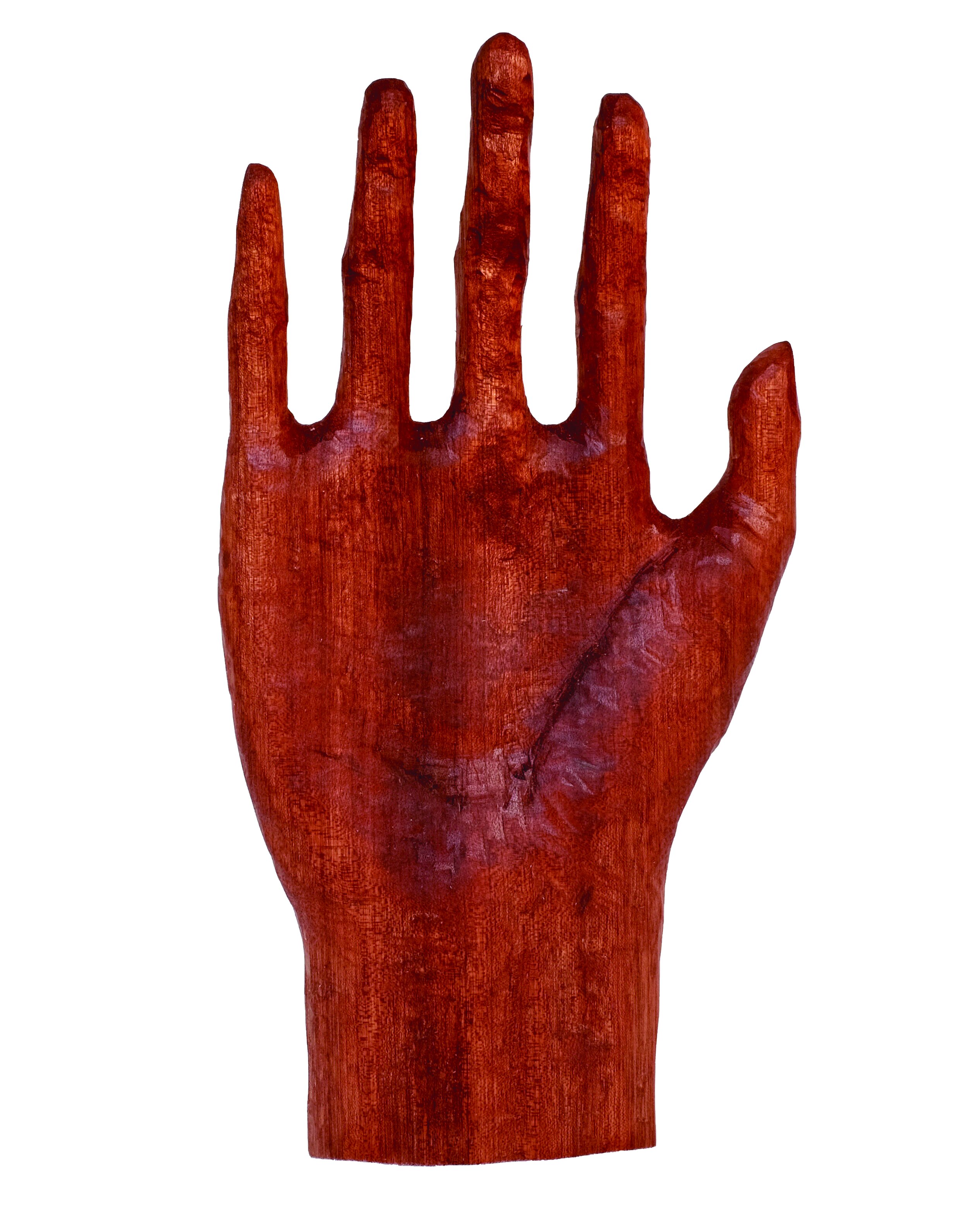 Red Brown Hand