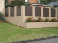 tiered besser block retaining wall