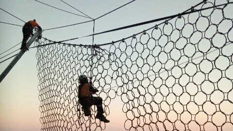 Rockfall Catch Fence Installation