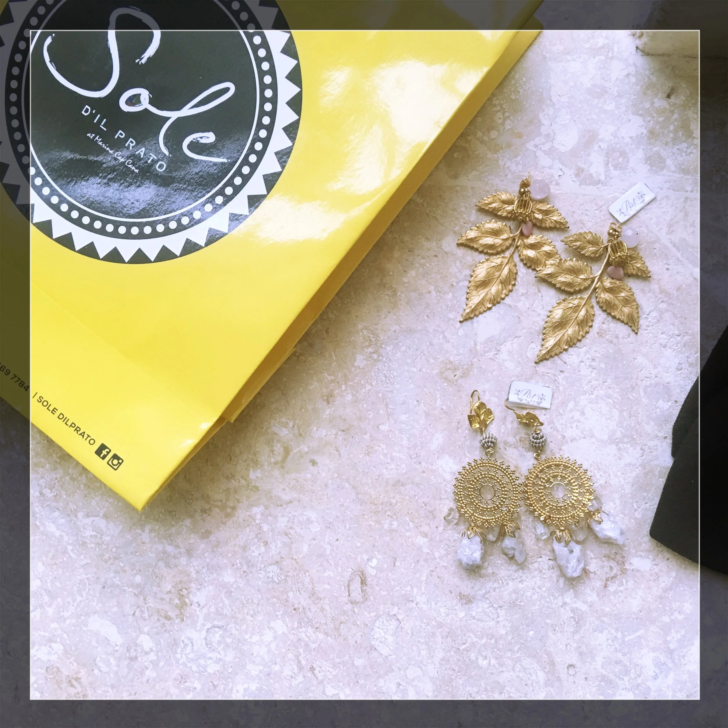 Buy this look! Here is a link to similar styles Gold Leaf Earrings