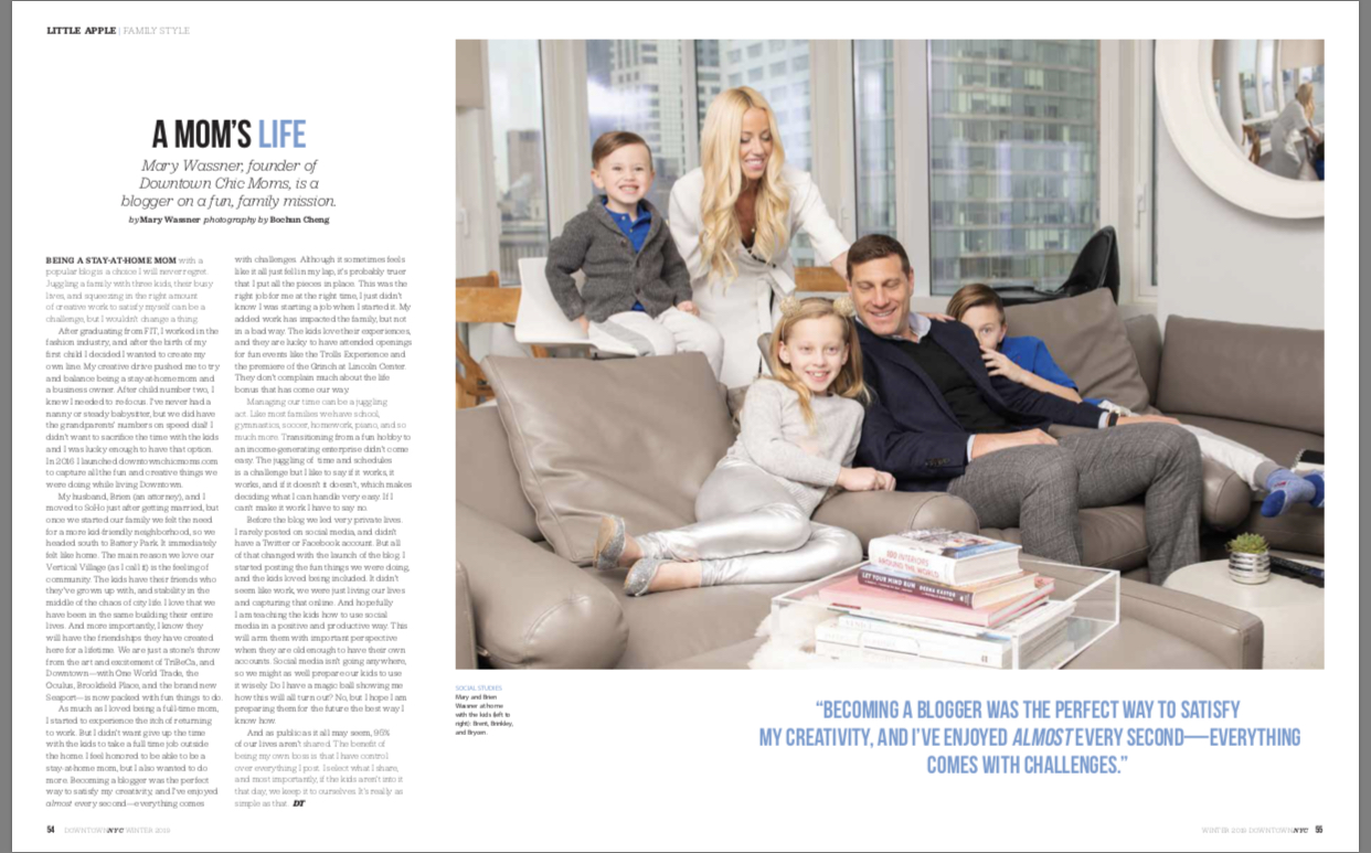 Downtown Chic Moms & downtown magazine
