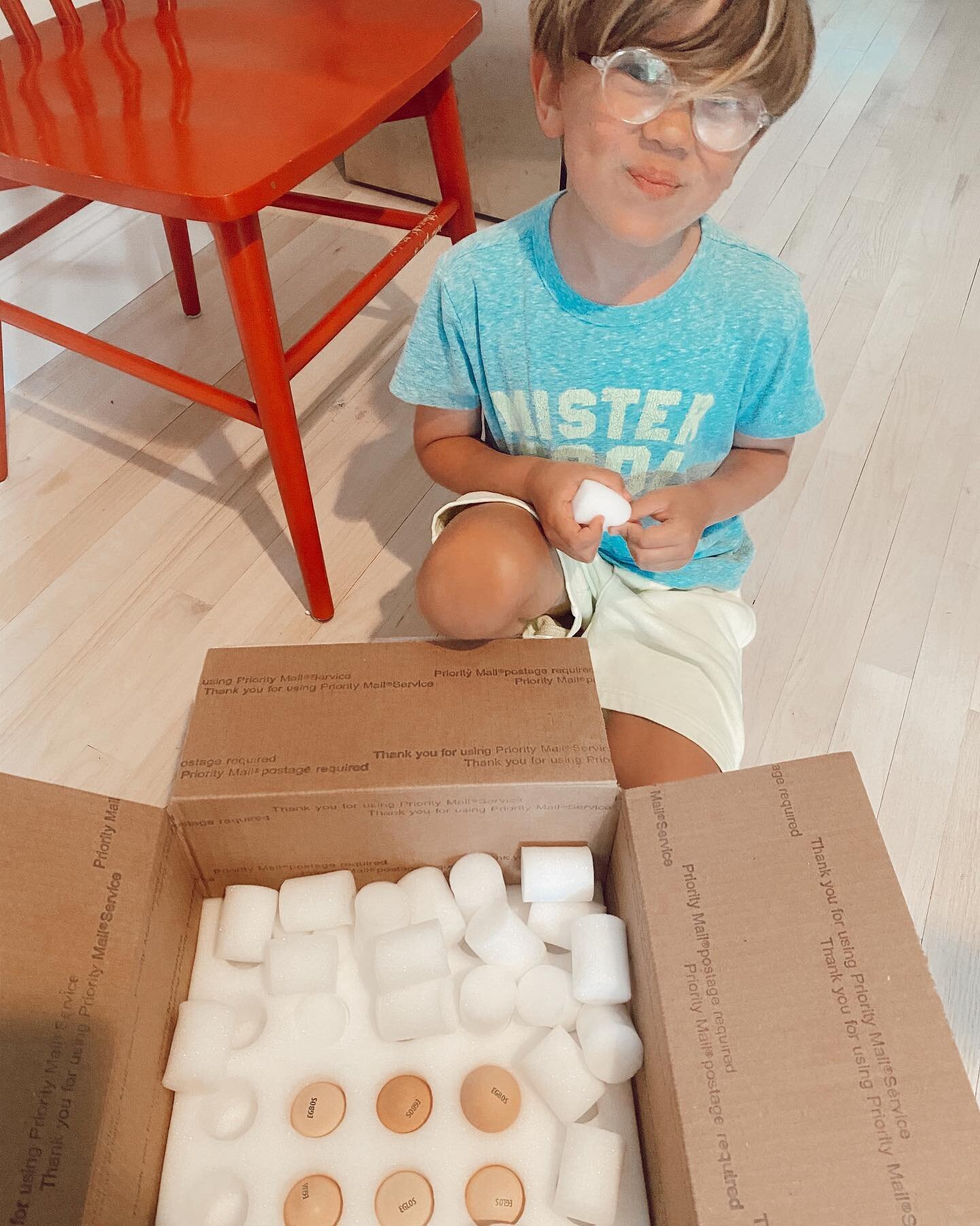 🐥 B I G Day over here for Brent! We finally got our baby chicken eggs thanks to @meyer_hatchery 🥚! We bought 6 eggs and are hoping to get 6 baby chicks... 🙏. Follow along with us on our new adventure. Any tips, please send! #babychicks #incubator 