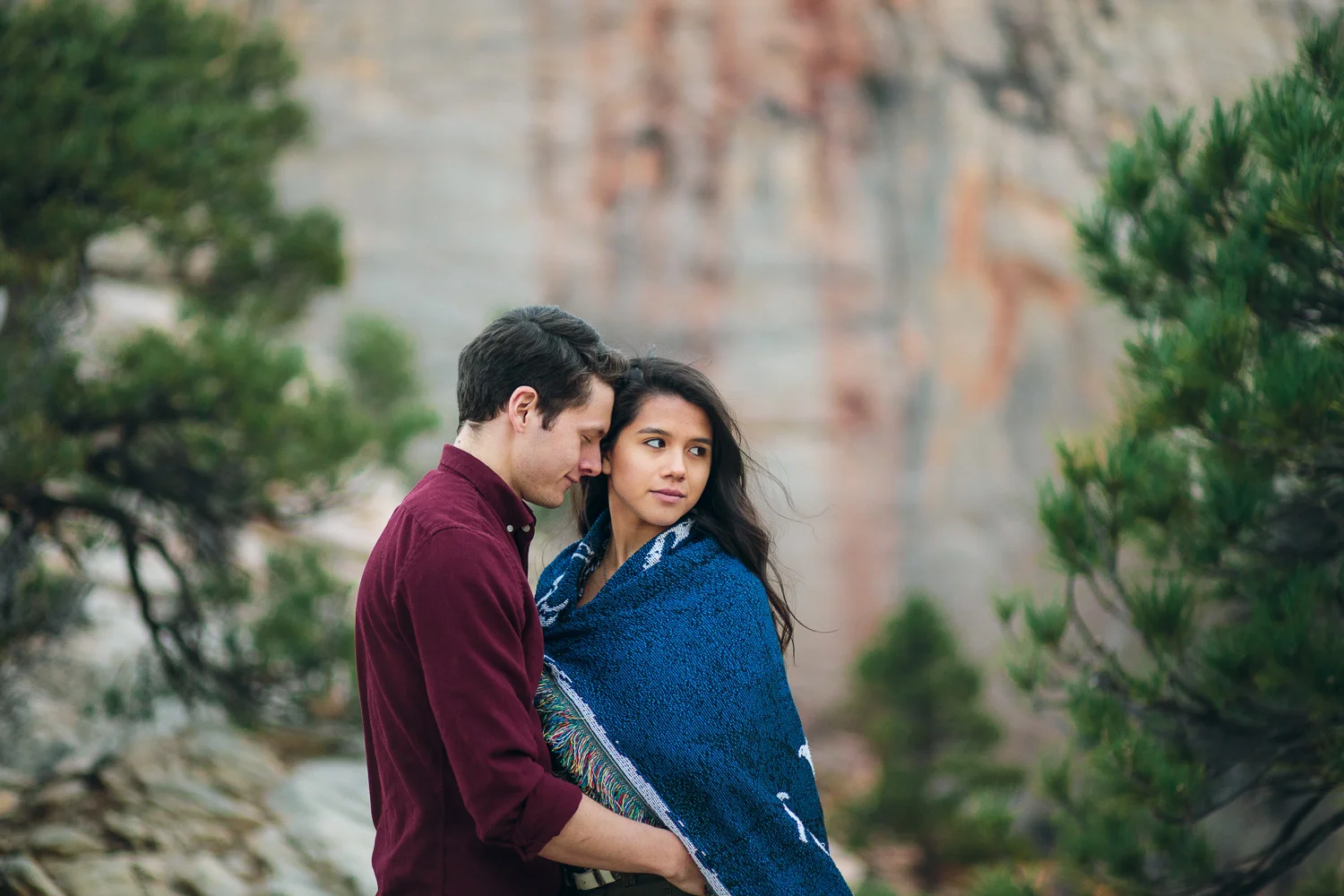 Angels Landing Zion National Park Engagement session