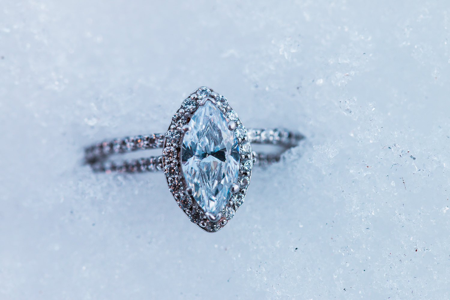 Wedding ring snow detail Seven Oaks Fine Jewelers Saint George Utah