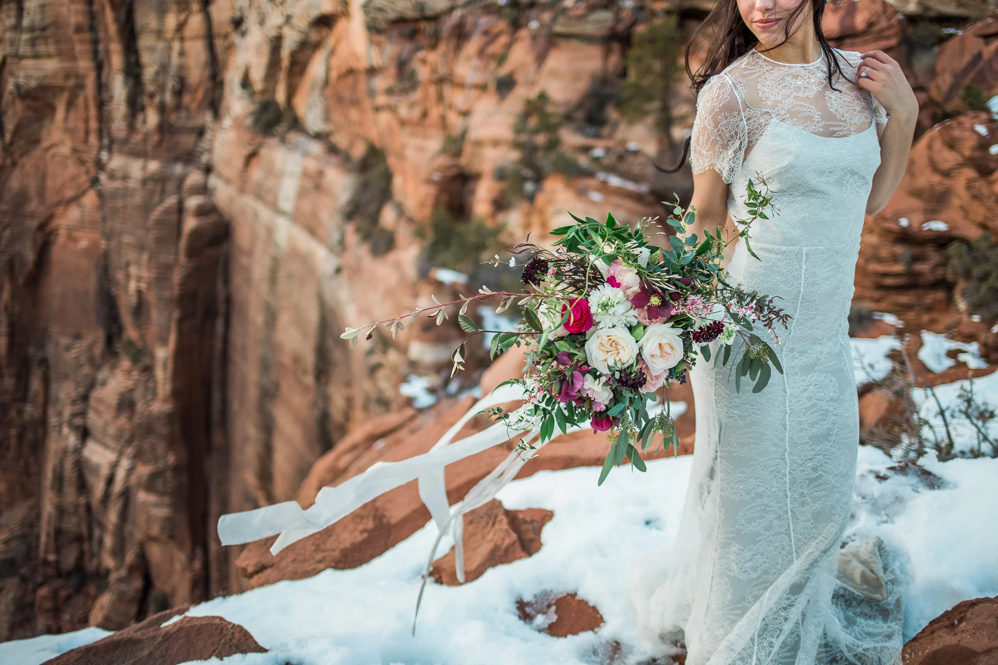 Zion elopement alexandra grecco dress frou frou chic silks