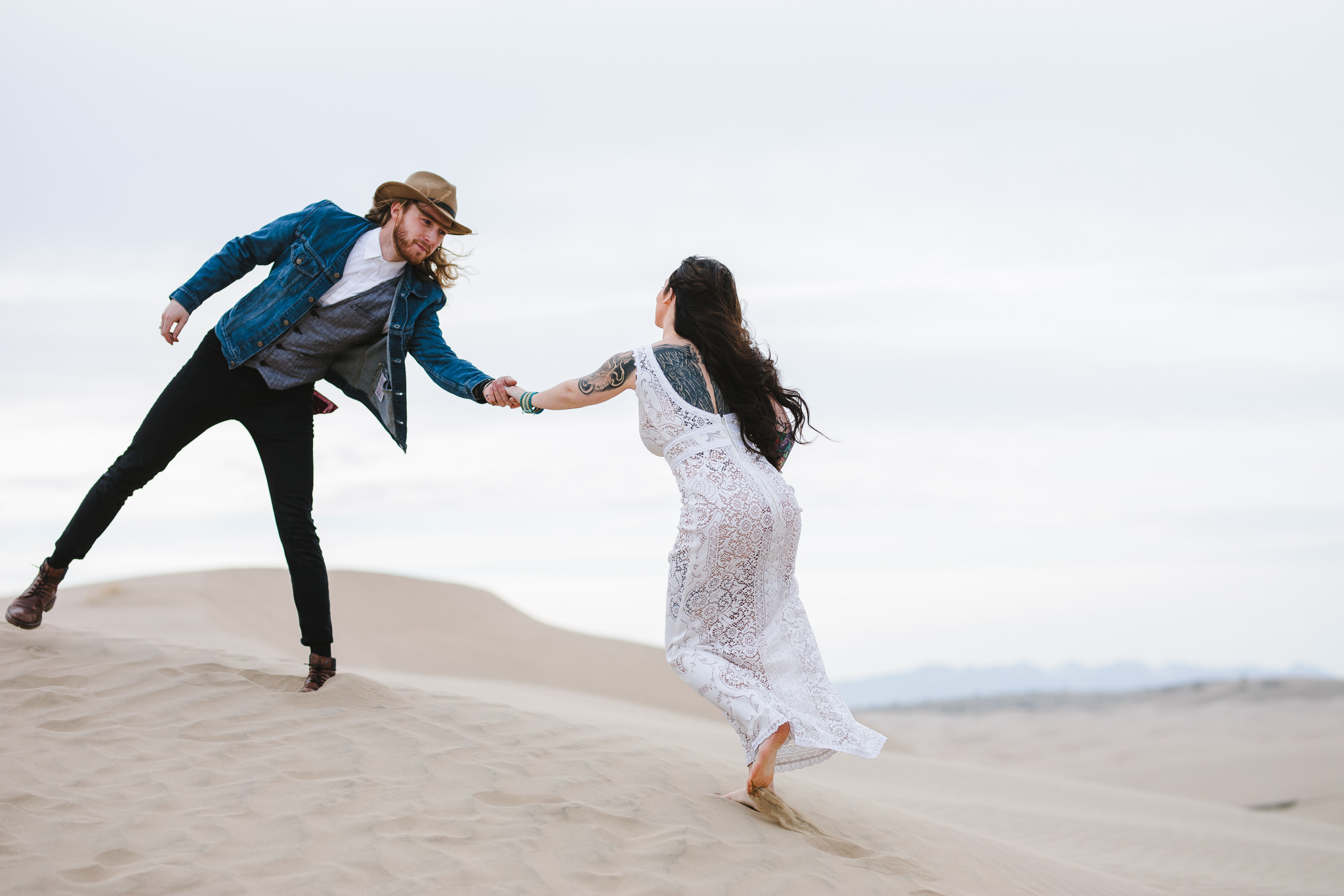 Boho Wedding Dress Little Sahara Sand Dunes Eureka Utah