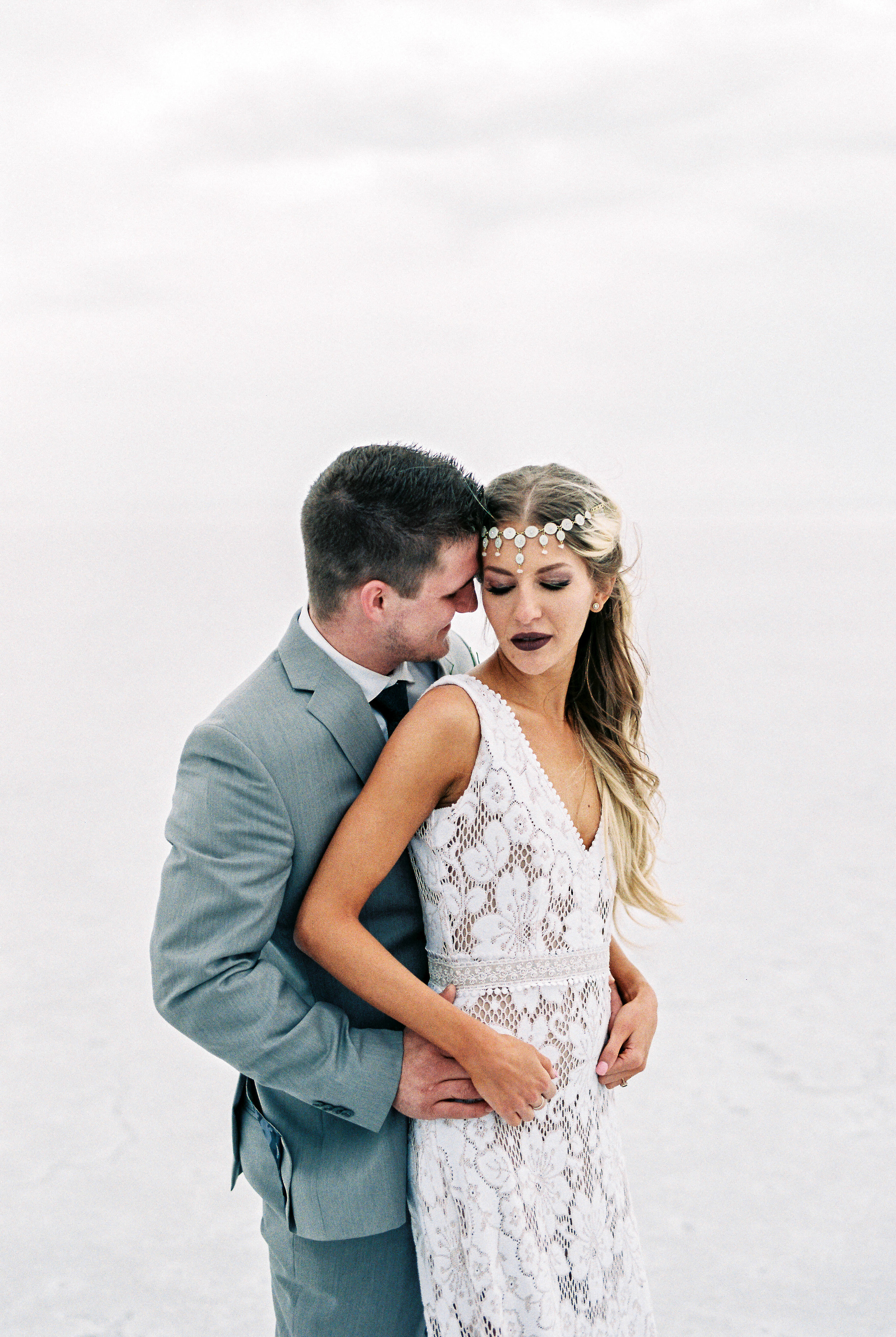 Bonneville Salt Flats elopement in Utah