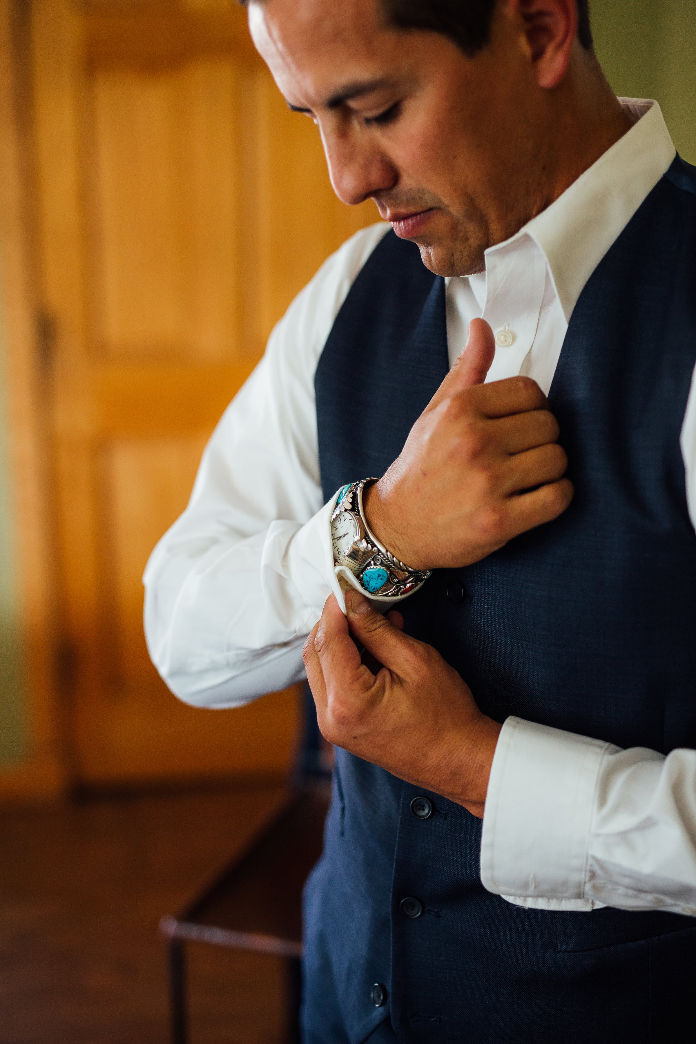 Groom Navajo Turquoise Watch