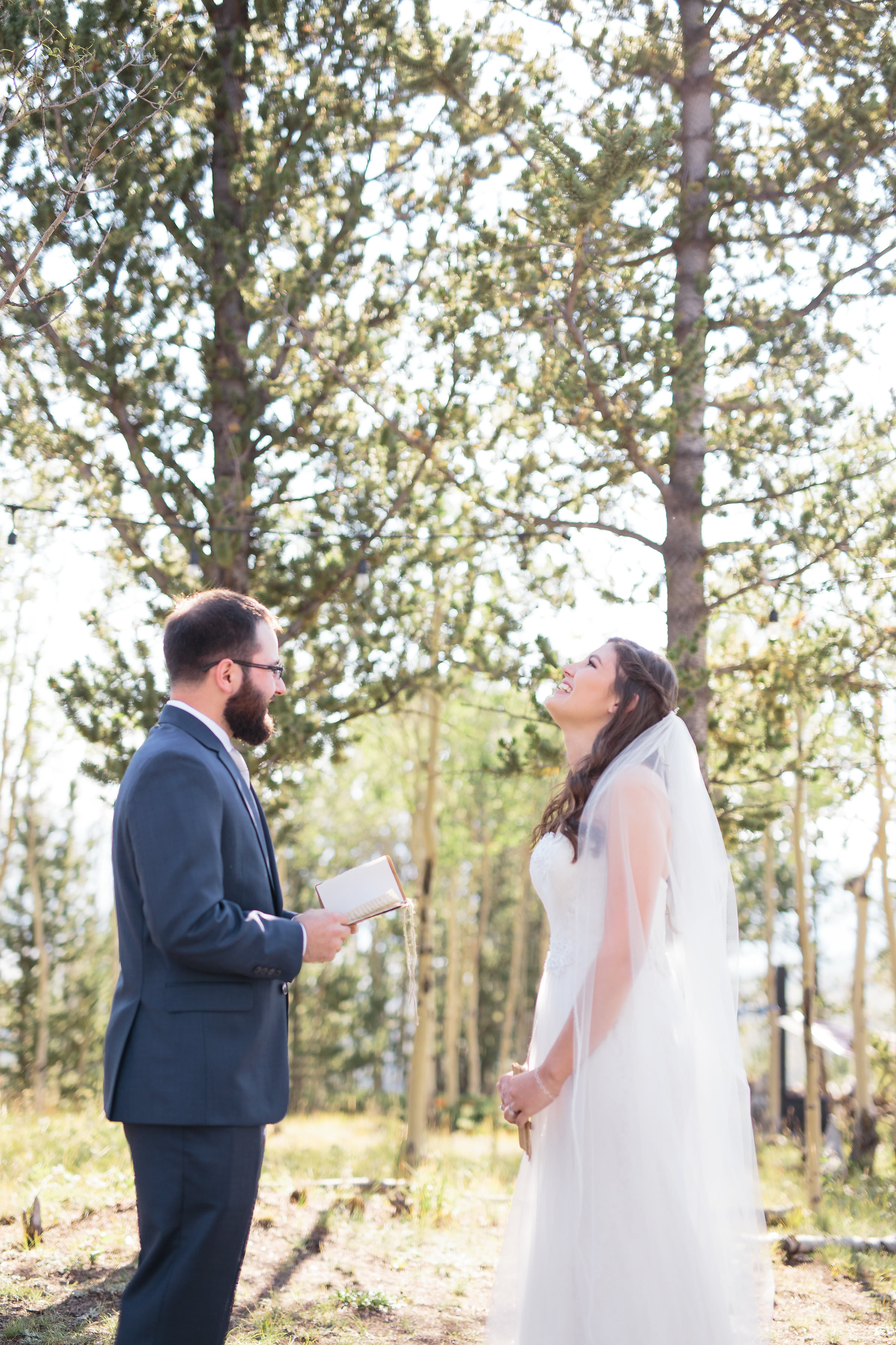 Bride Groom Vows Mountains