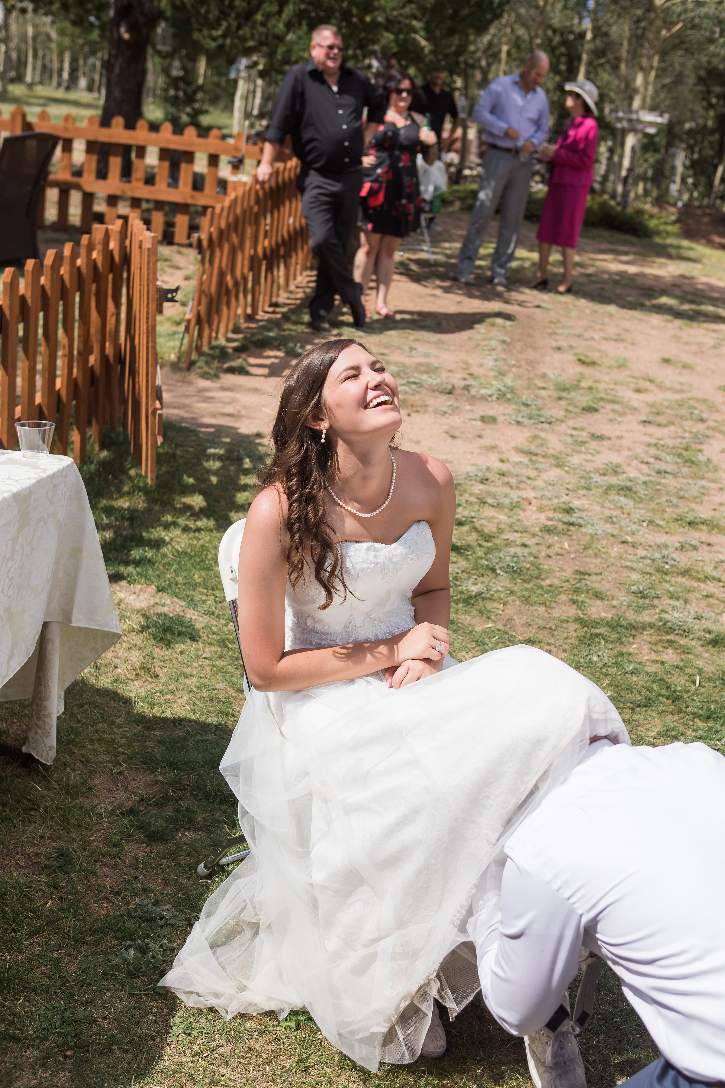 Garter Reception Mountains Colorado