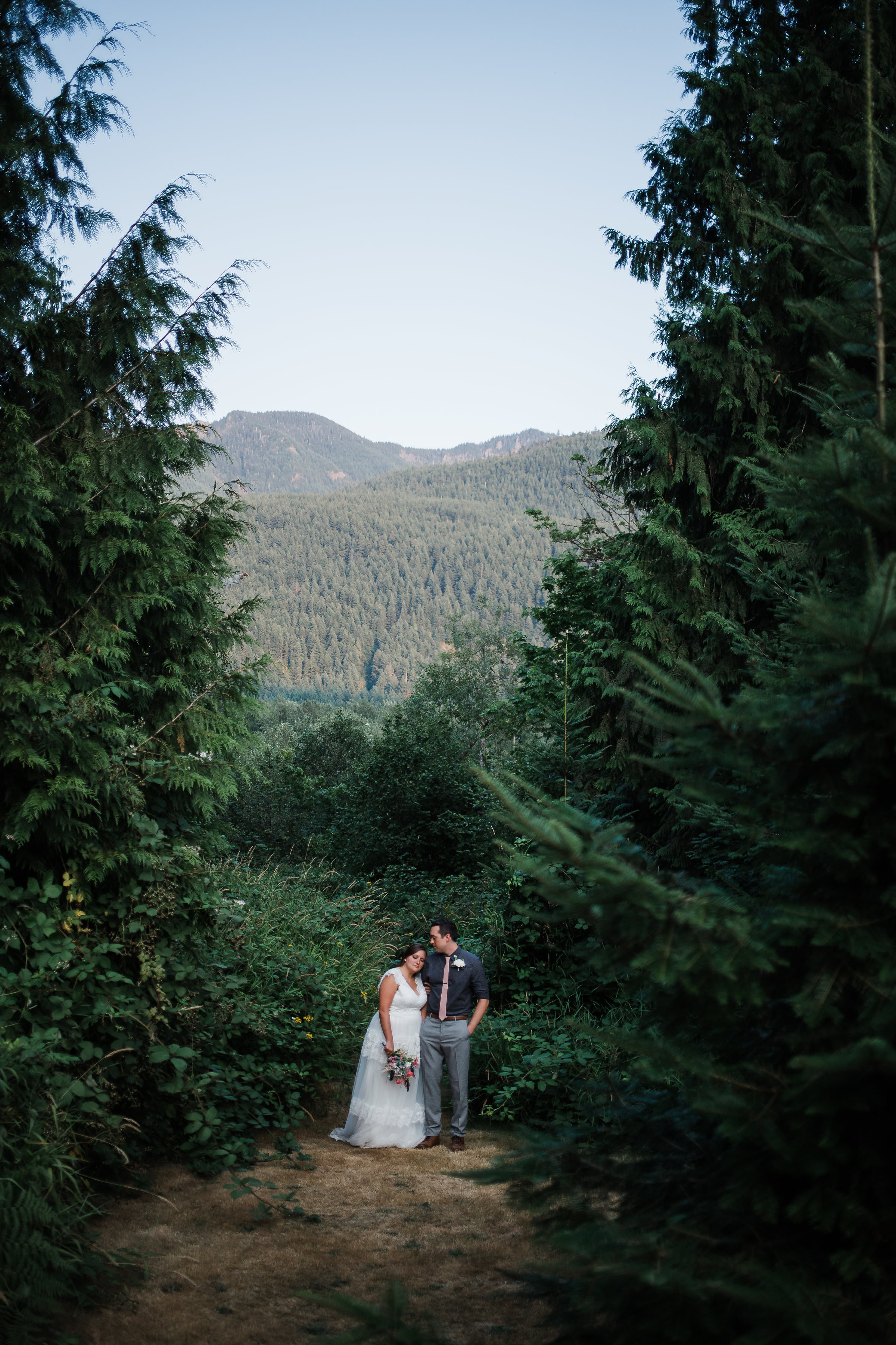 Mount Rainier Forest Intimate Wedding