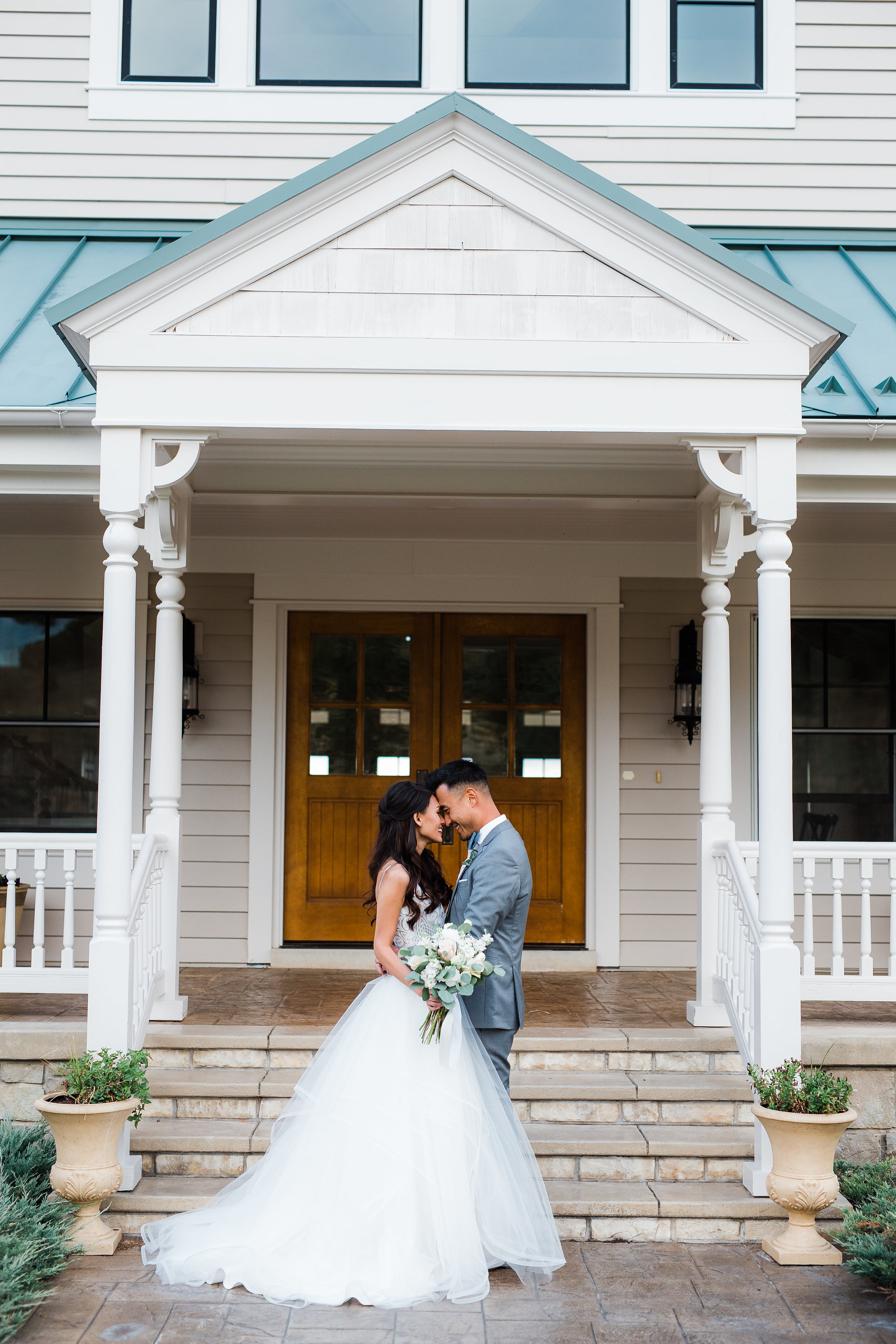 Fine art wedding portraits at Flying Horse Ranch in Colorado Springs