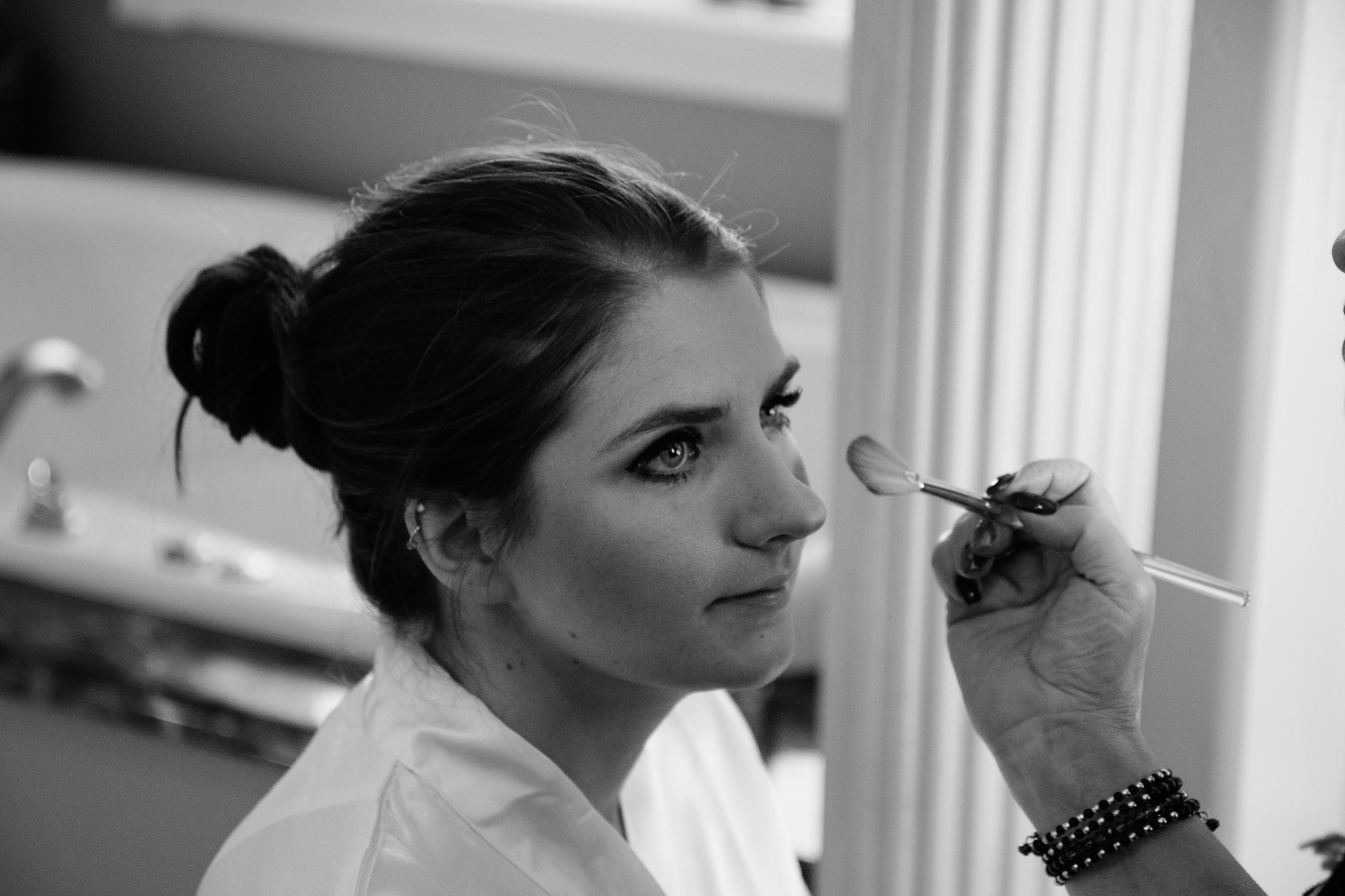 Colorado Bride getting ready