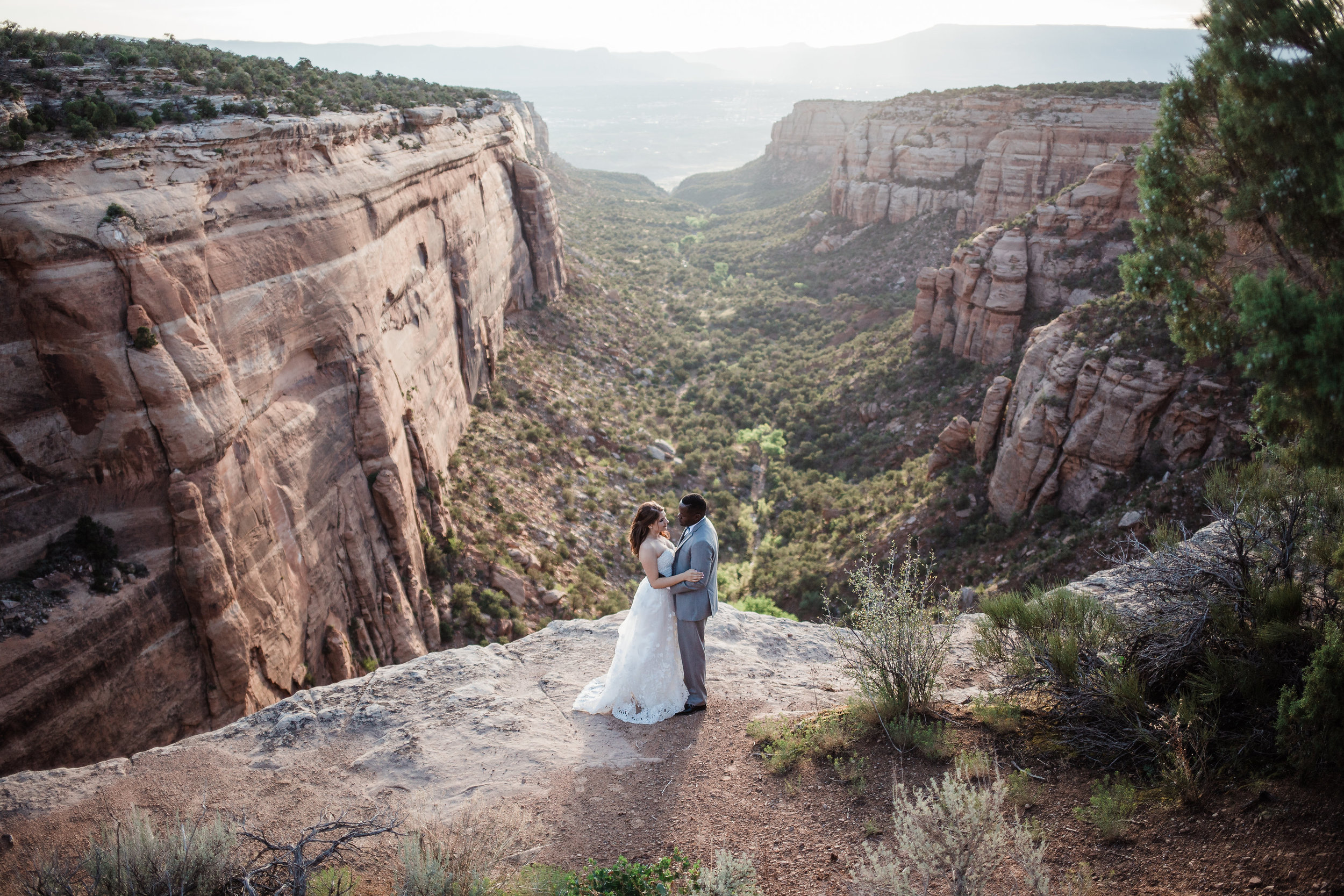 Colorado National Monument Adventure Wedding Photographers