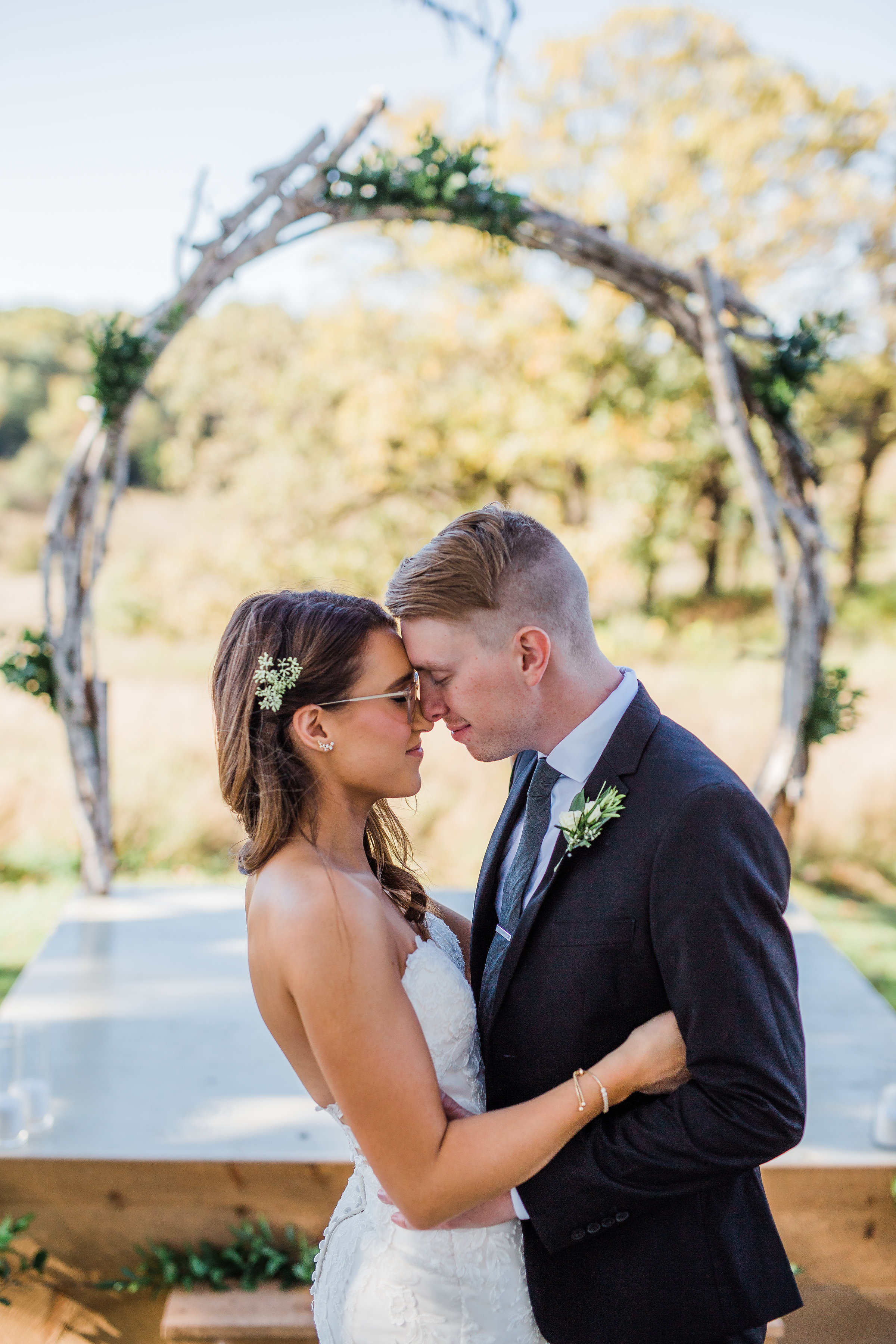 Intimate wedding portraits Twin Cities Minnesota