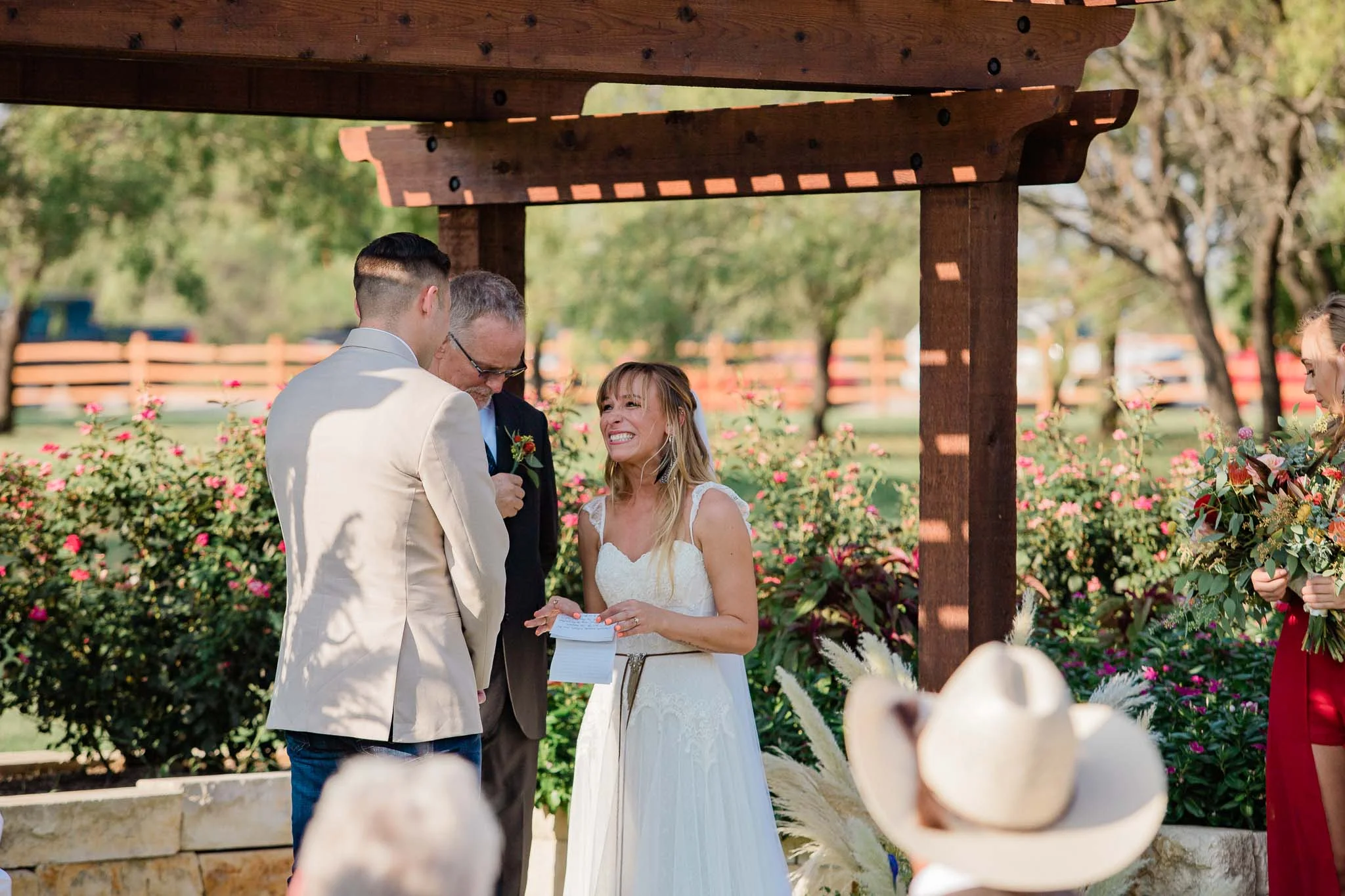 Bride and groom exchanging vows Wedding Photography