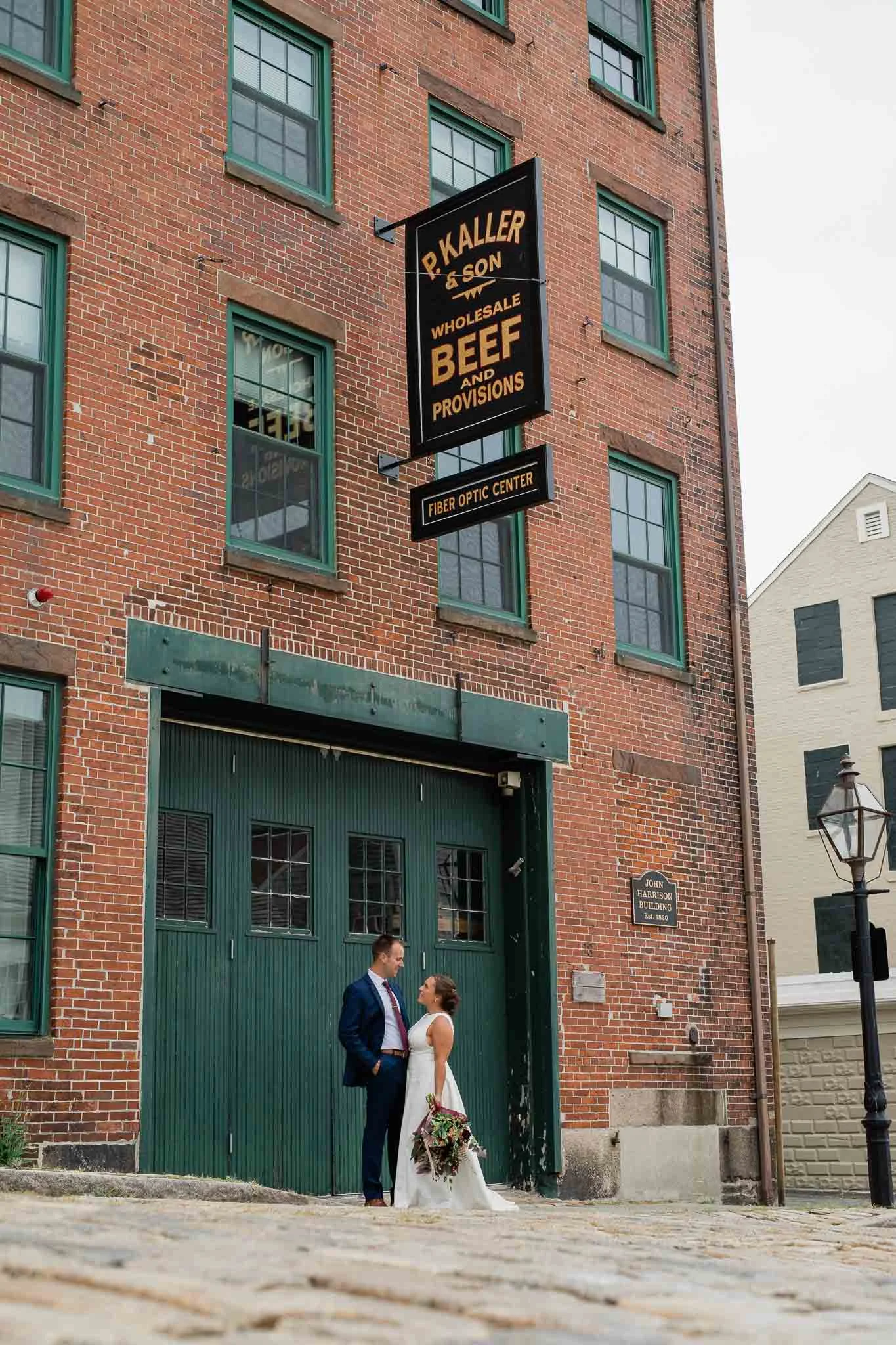 Historical building wedding photography in New Bedford Massachusetts