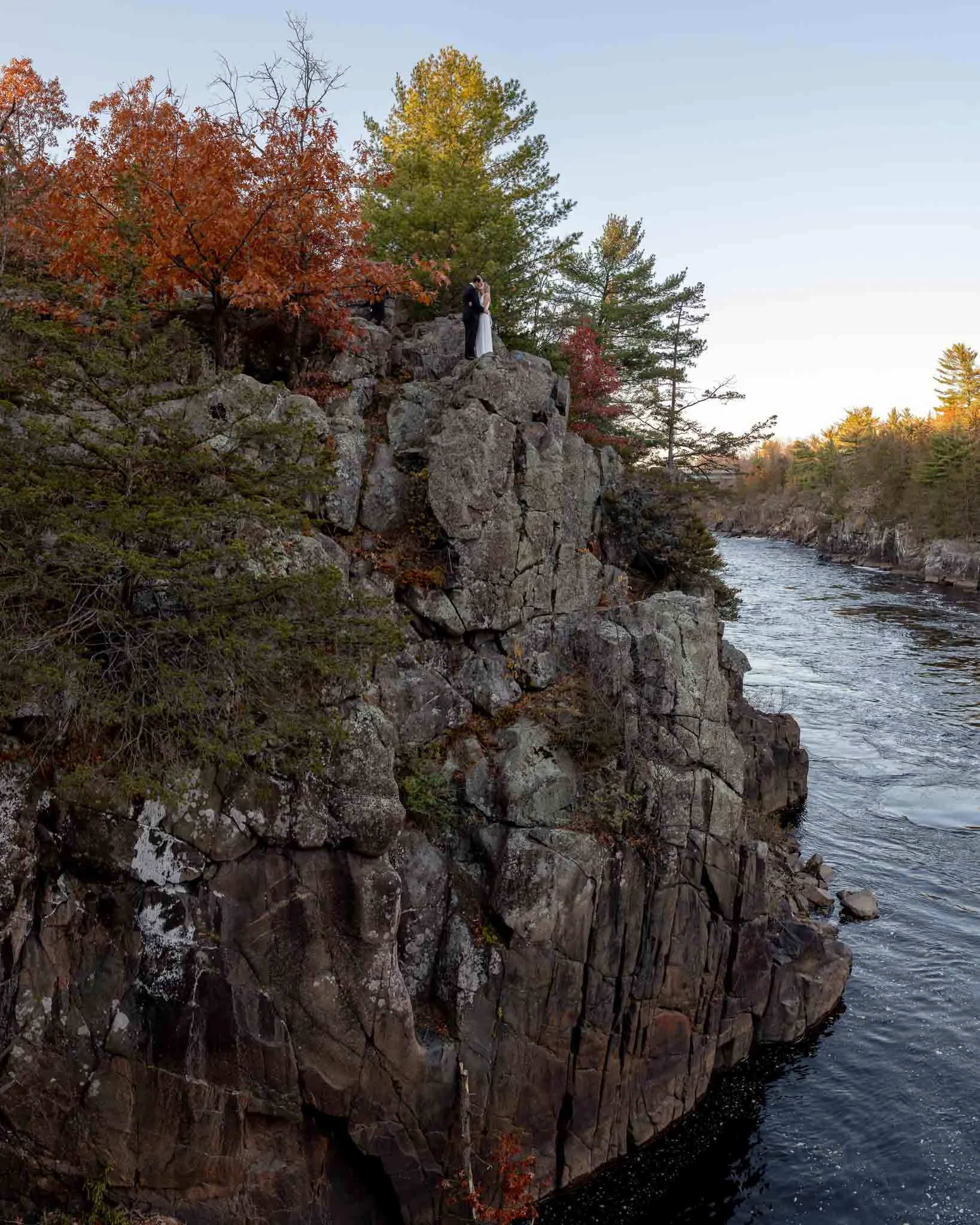Interstate Park Minnesota Day After Wedding Portraits