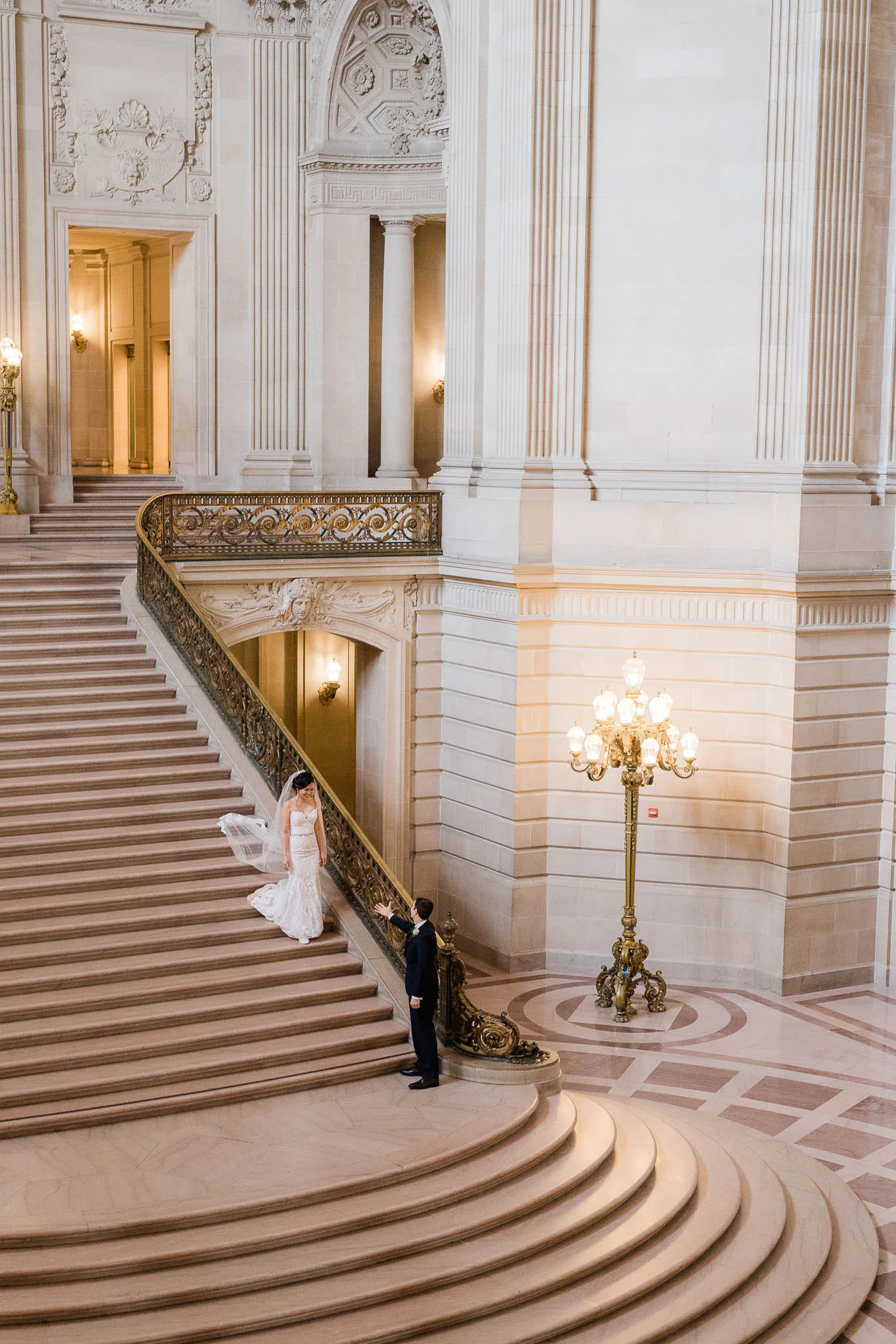 Elegant San Francisco City Hall Elopement Photographer