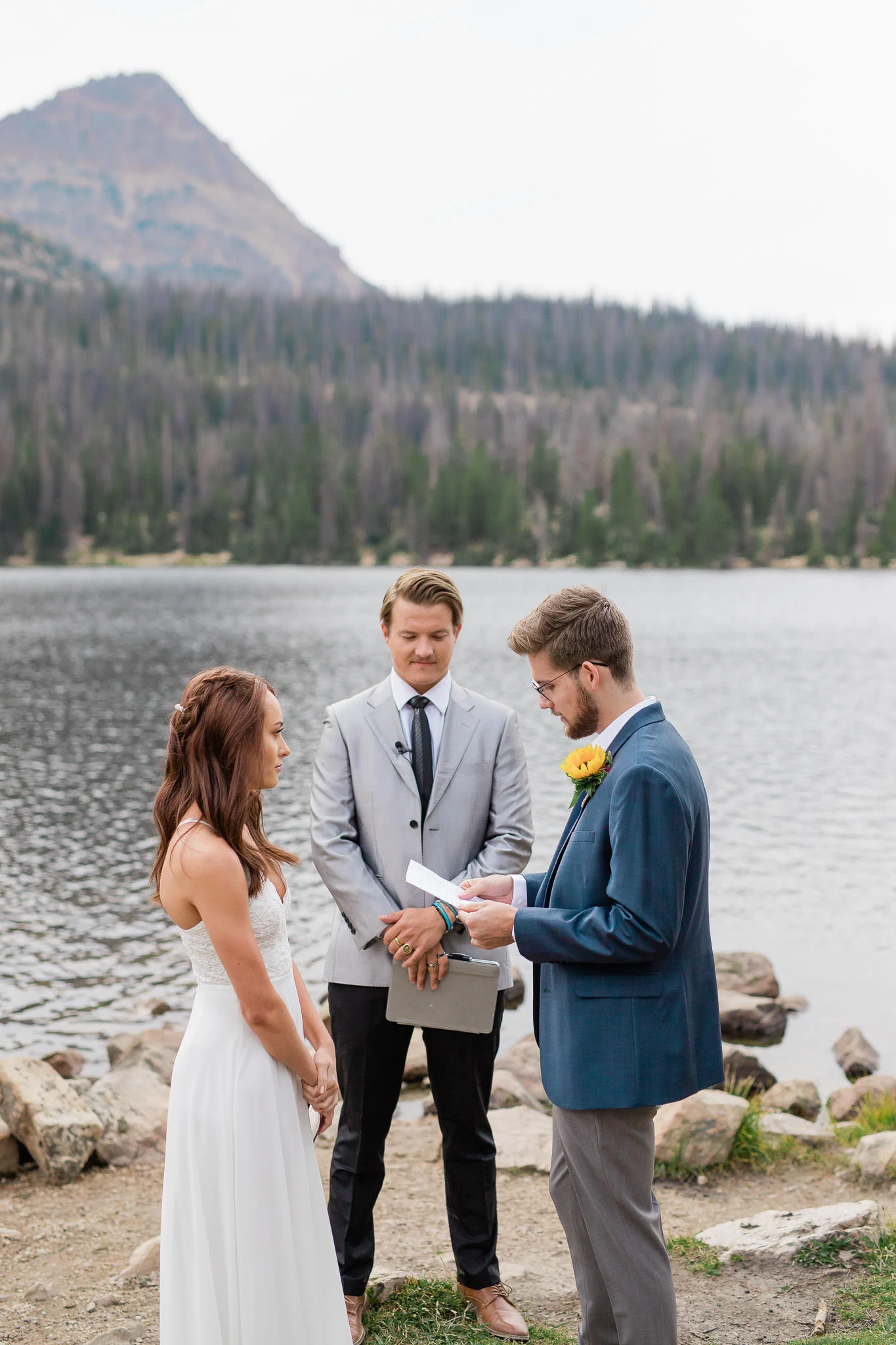 Utah adventure elopement in the Uinta mountains