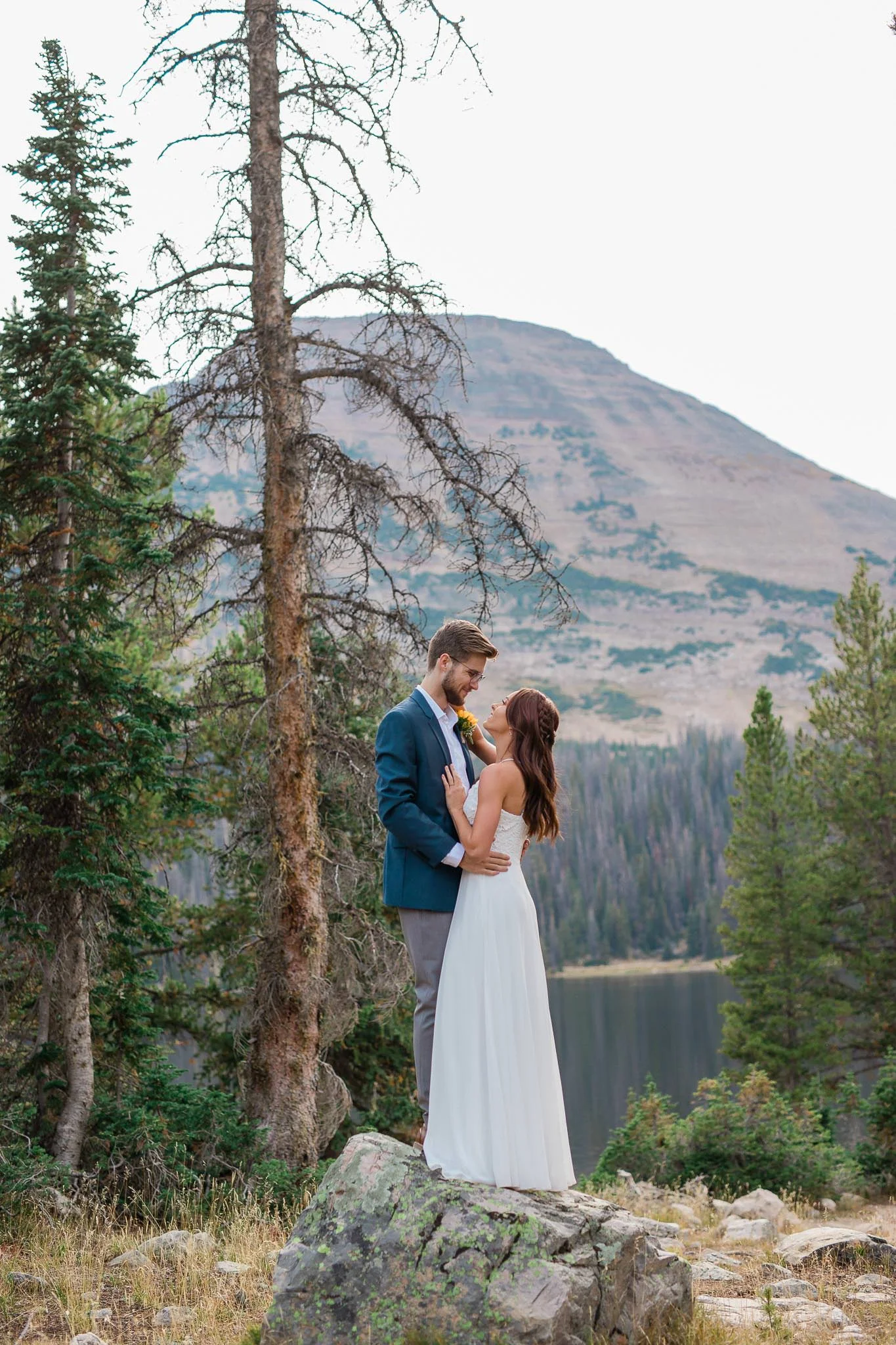 Mirror Lake Utah Uinta Mountains Adventure Elopement