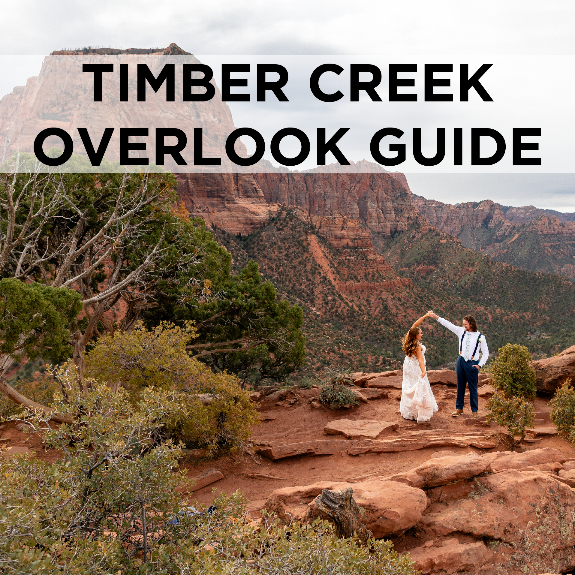 Ultimate Guide to your Timber Creek Overlook Elopement in Zion National Park
