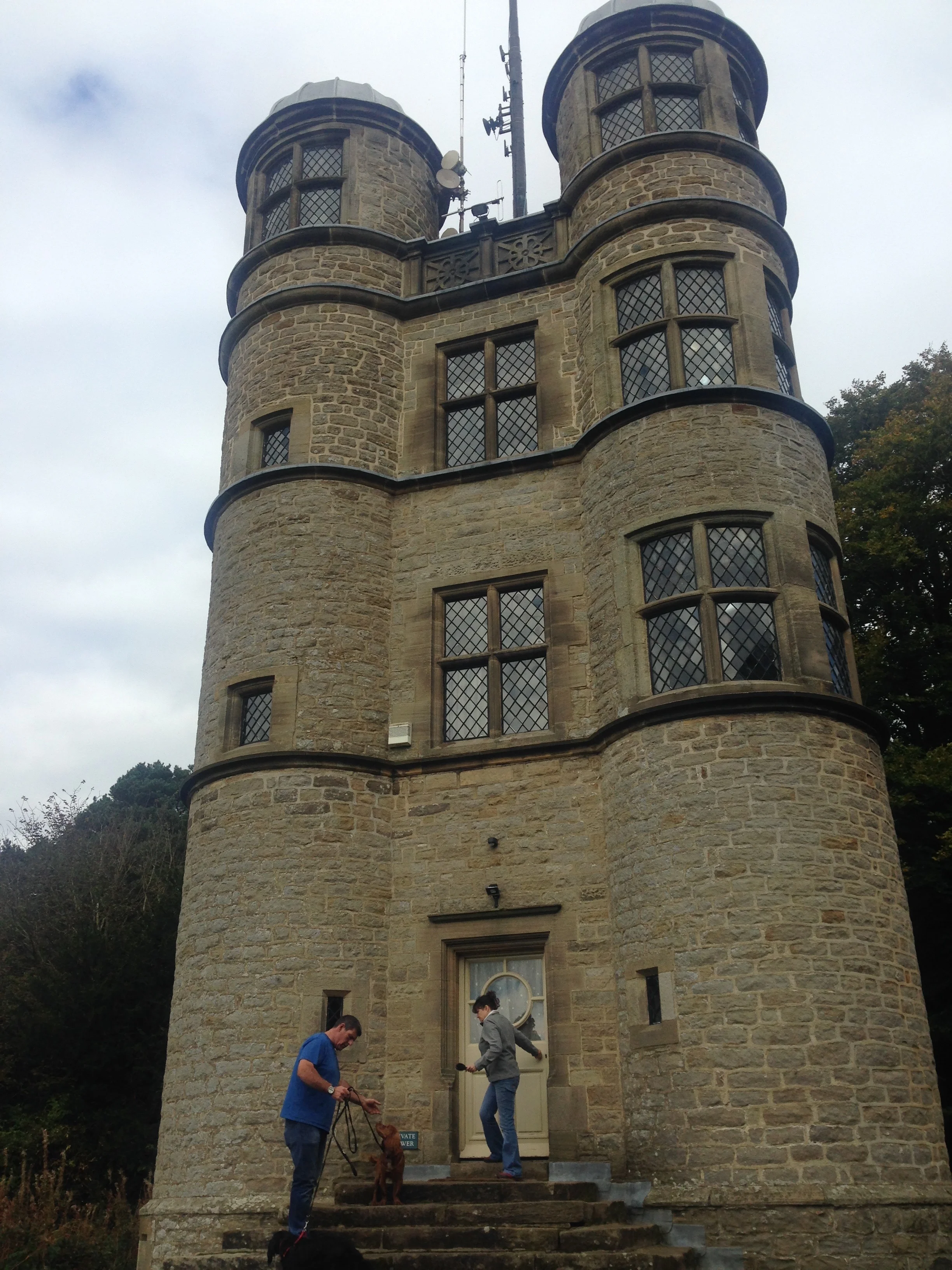 Timeout: these people live in this Elizabethan hunting tower. Real life. Ok, carry on.