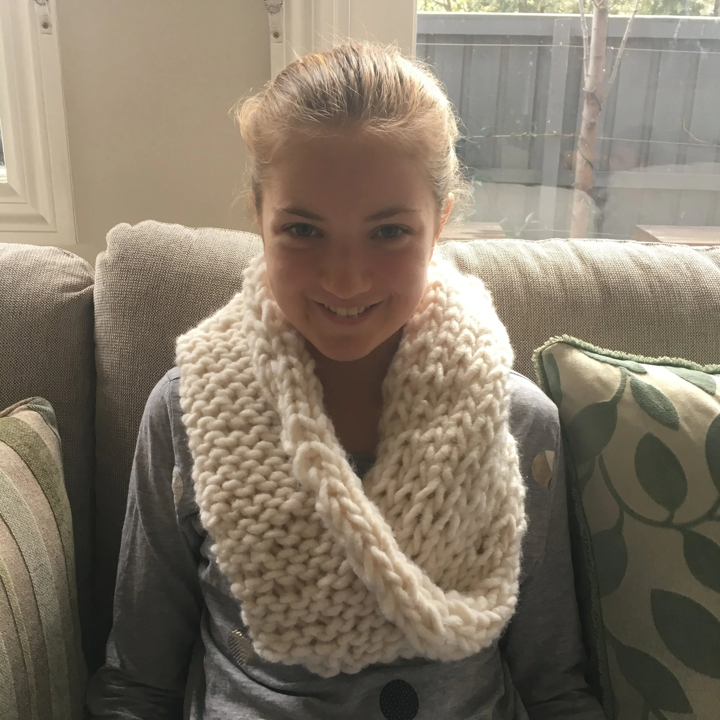 Eva and her snood