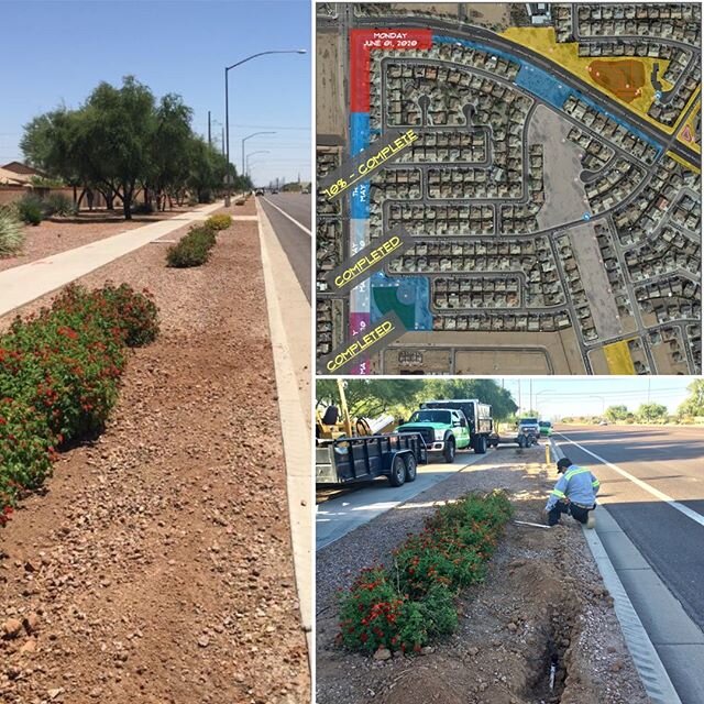 Our Enhancements Division is out at Sunland Springs Village, a premier homeowners association located in, mesa, Arizona. Having an irrigation system that is over 20 years old, they've found themselves spending more and more annually on irrigation rep