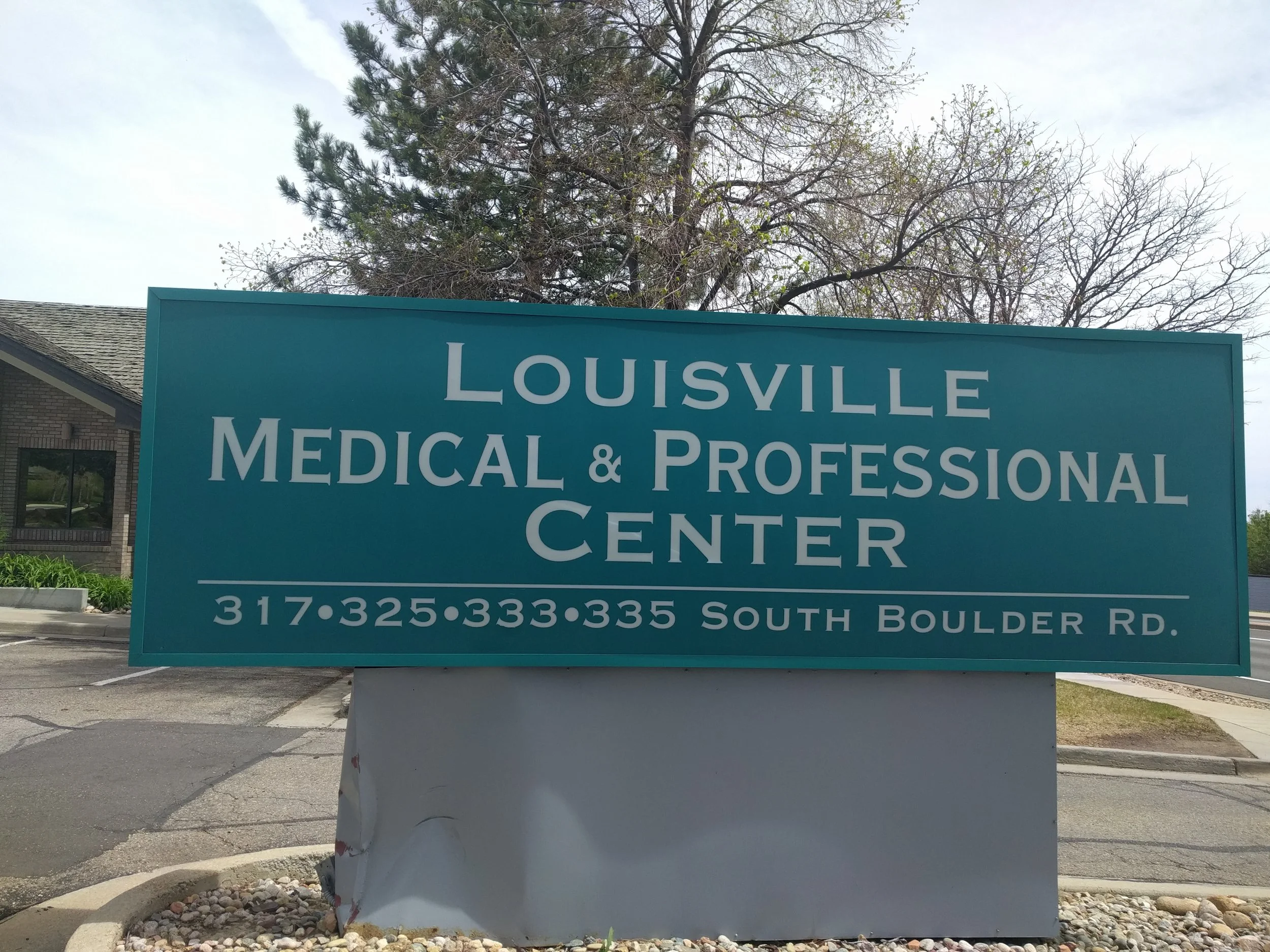 *Look for the Teal sign 'Louisville Professional and Medical Buildings' on North side of S. Boulder between Via Appia and Garfield. Inside the ITEA acupuncture building.