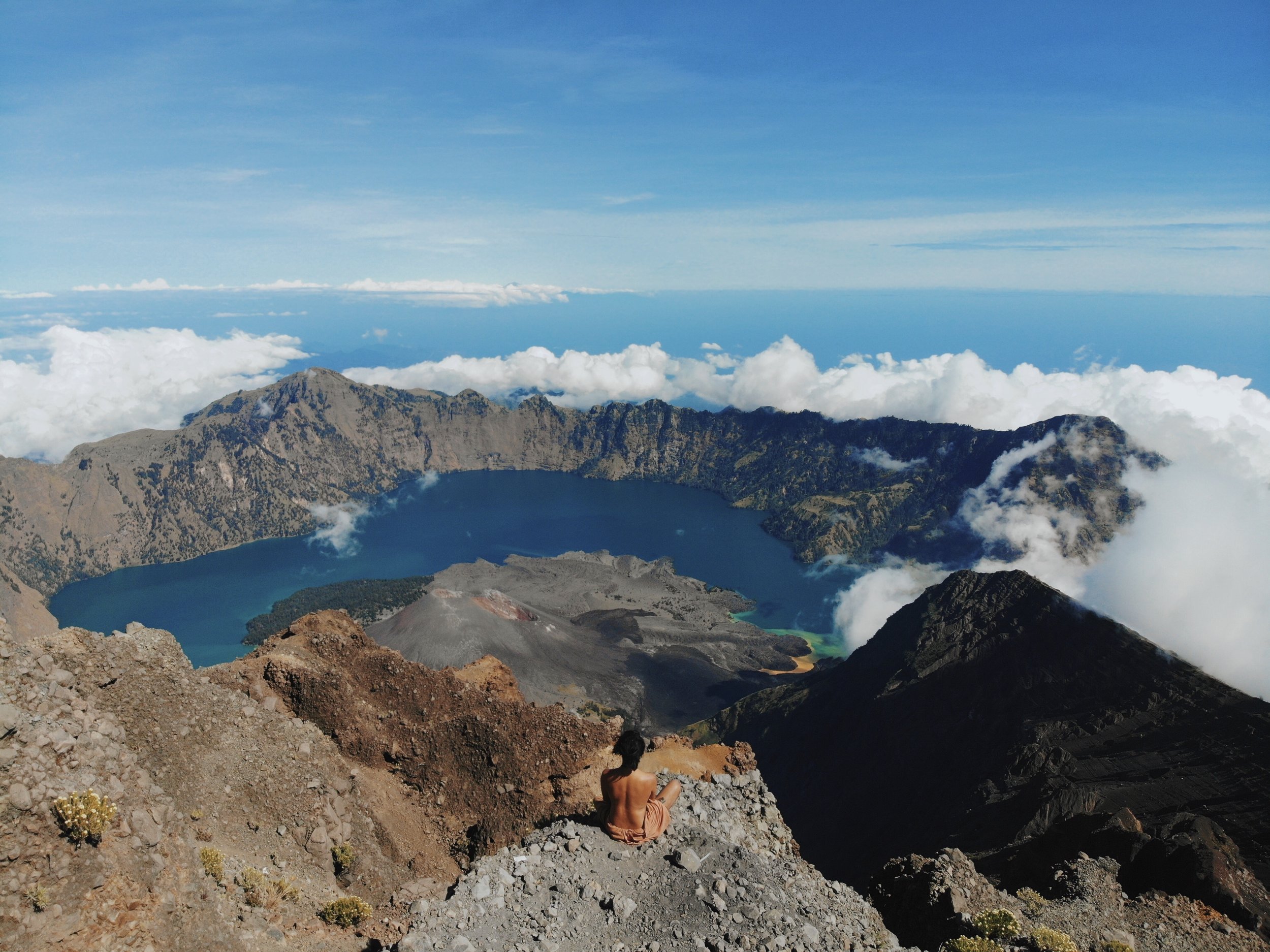Gunung Rinjani.