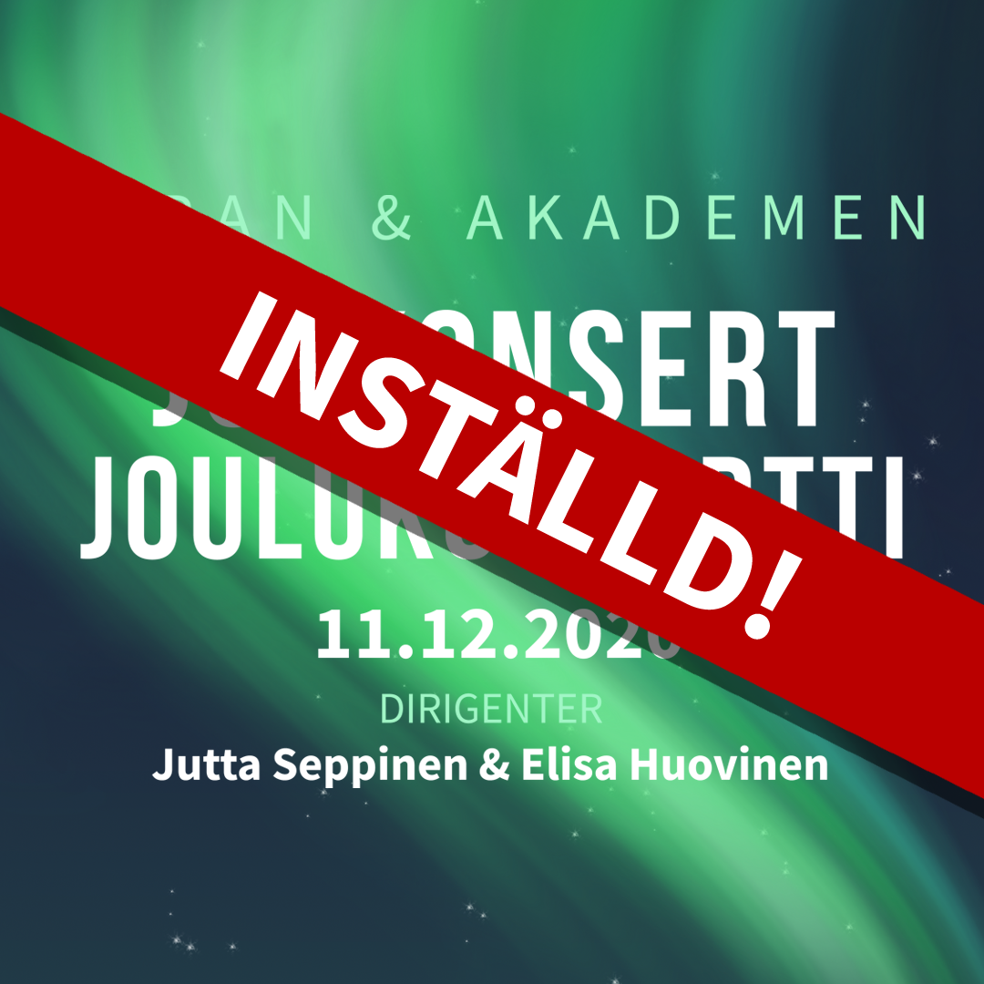 Julkonserter med Lyran och Akademen (2/2) - INSTÄLLD